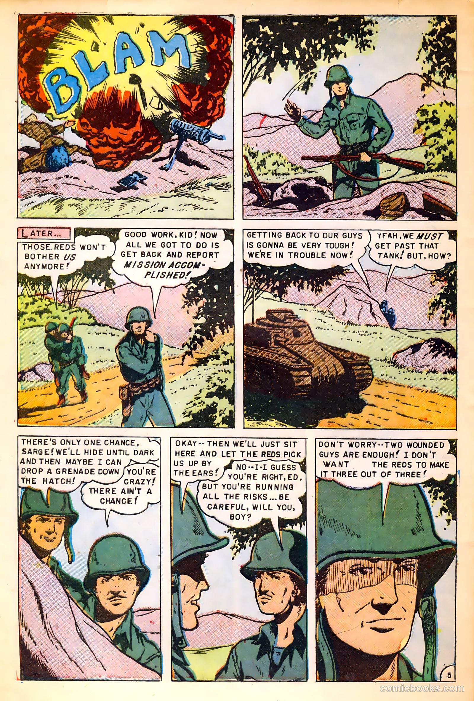 U.S. Paratroops #5 (1952) — page 32 of 36