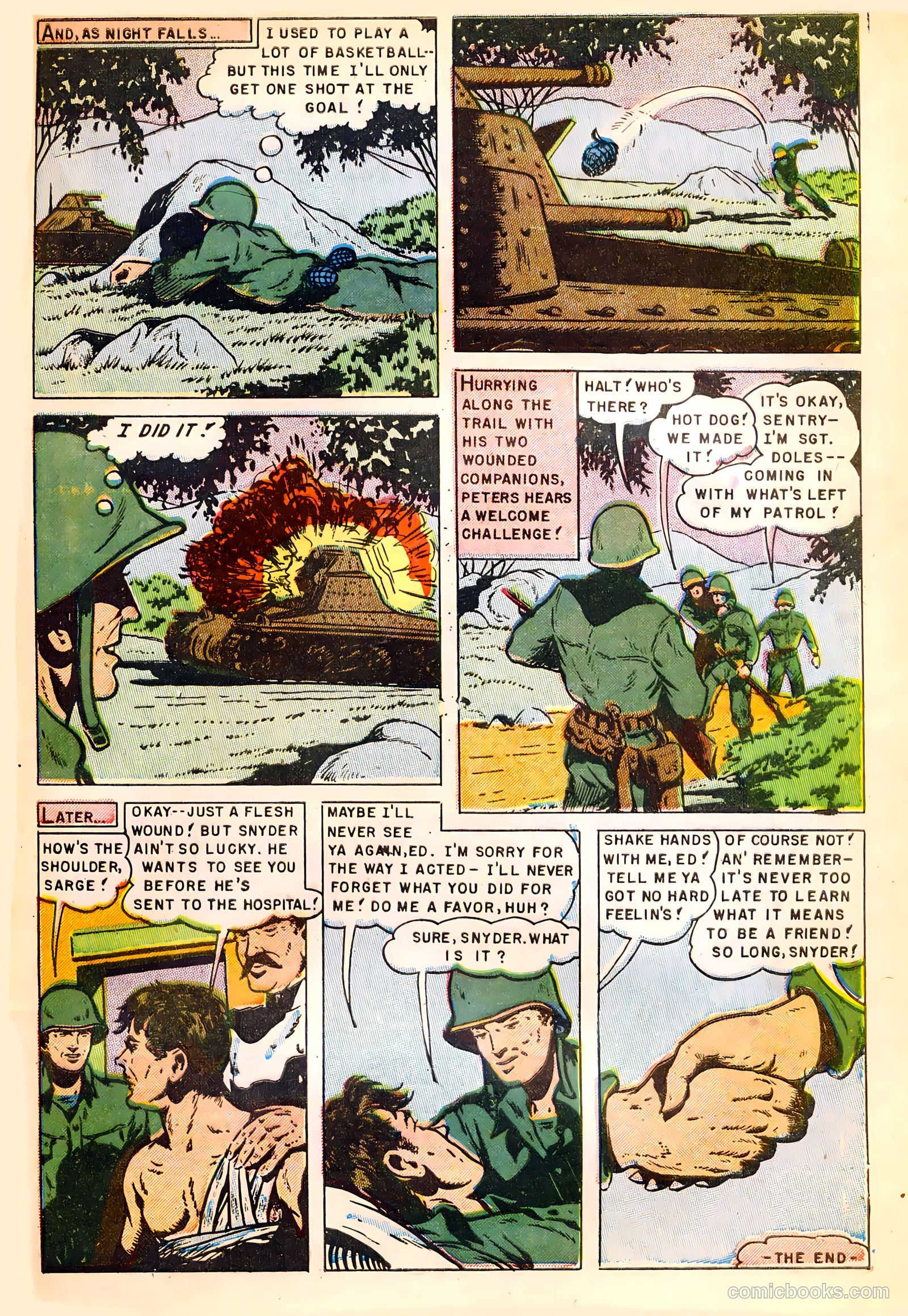 U.S. Paratroops #5 (1952) — page 33 of 36