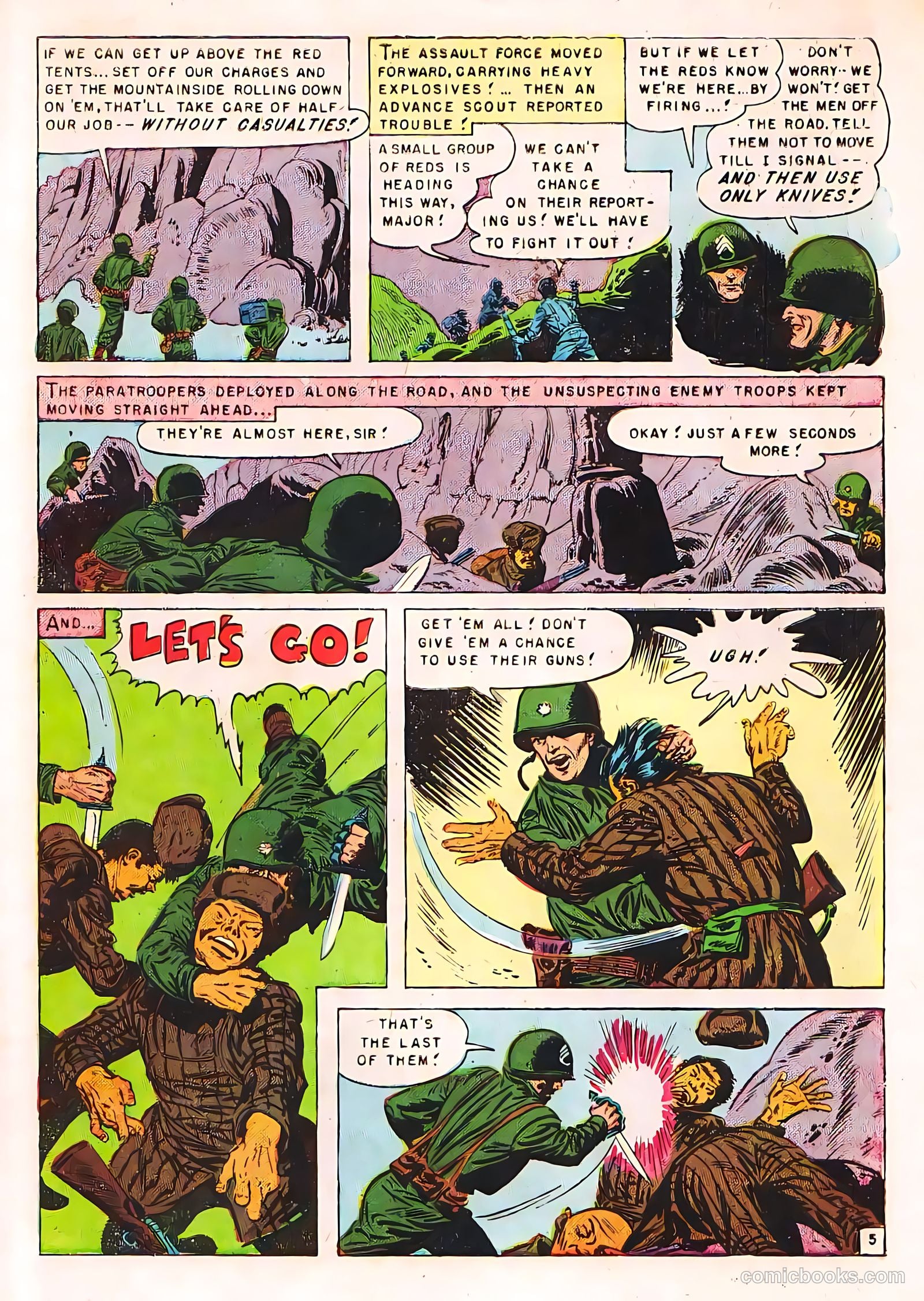 U.S. Paratroops #6 (1952) — page 7 of 36