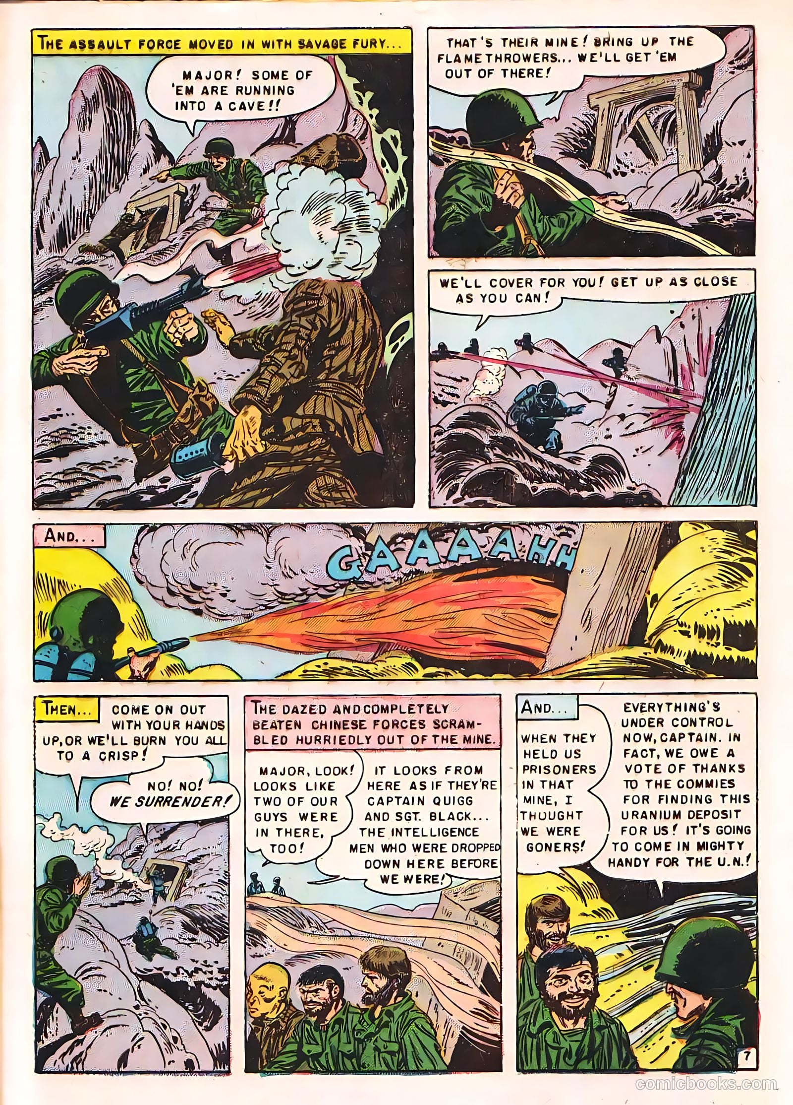 U.S. Paratroops #6 (1952) — page 9 of 36