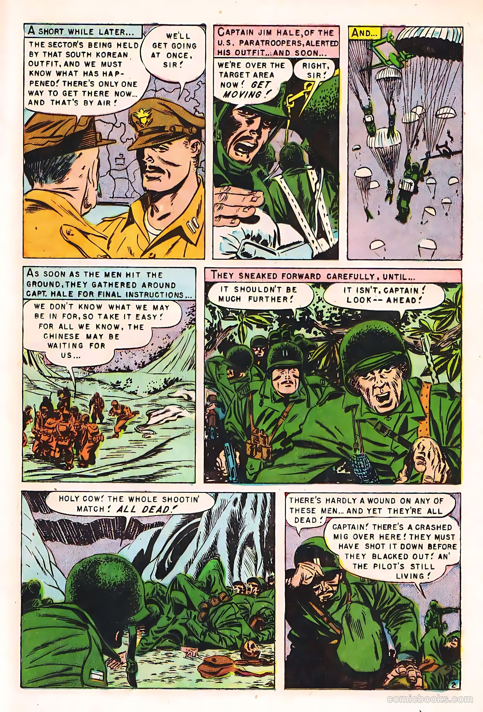 U.S. Paratroops #6 (1952) — page 13 of 36