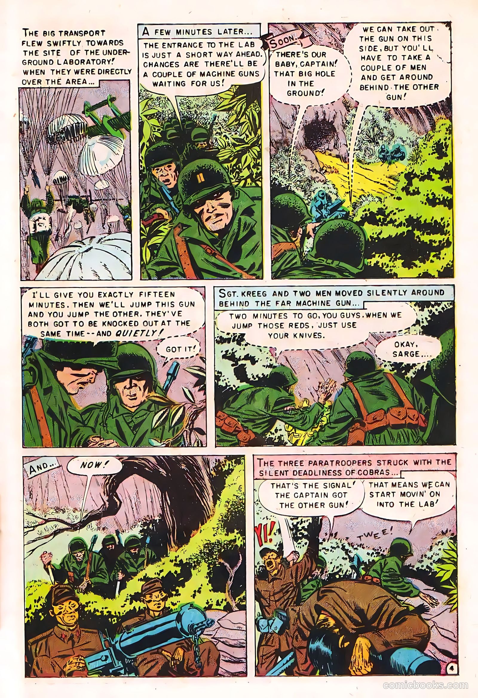 U.S. Paratroops #6 (1952) — page 15 of 36