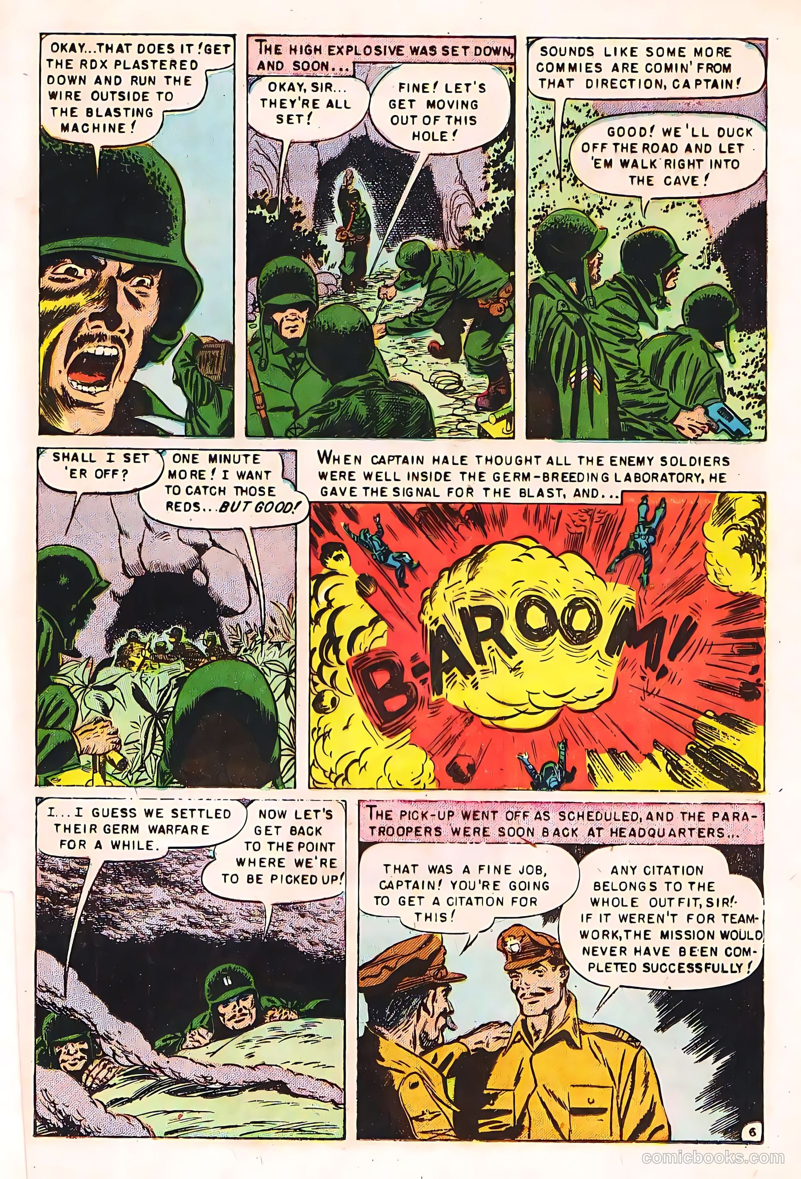U.S. Paratroops #6 (1952) — page 17 of 36