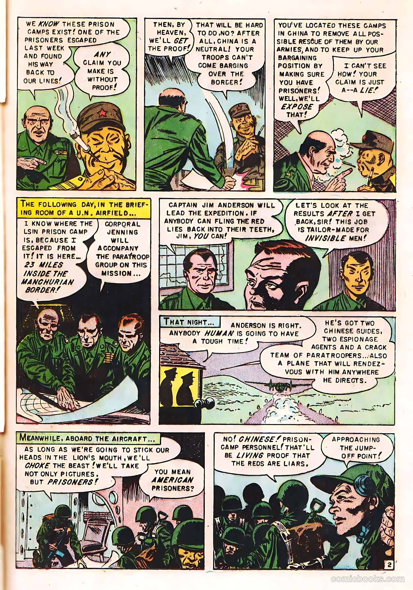 U.S. Paratroops #6 (1952) — page 21 of 36