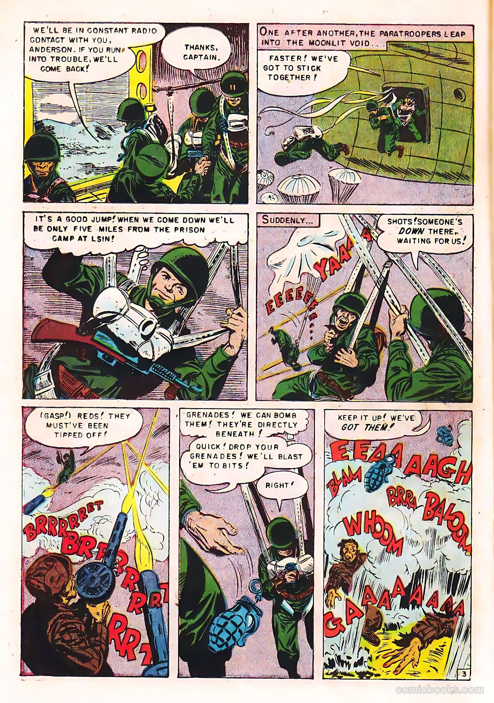 U.S. Paratroops #6 (1952) — page 22 of 36