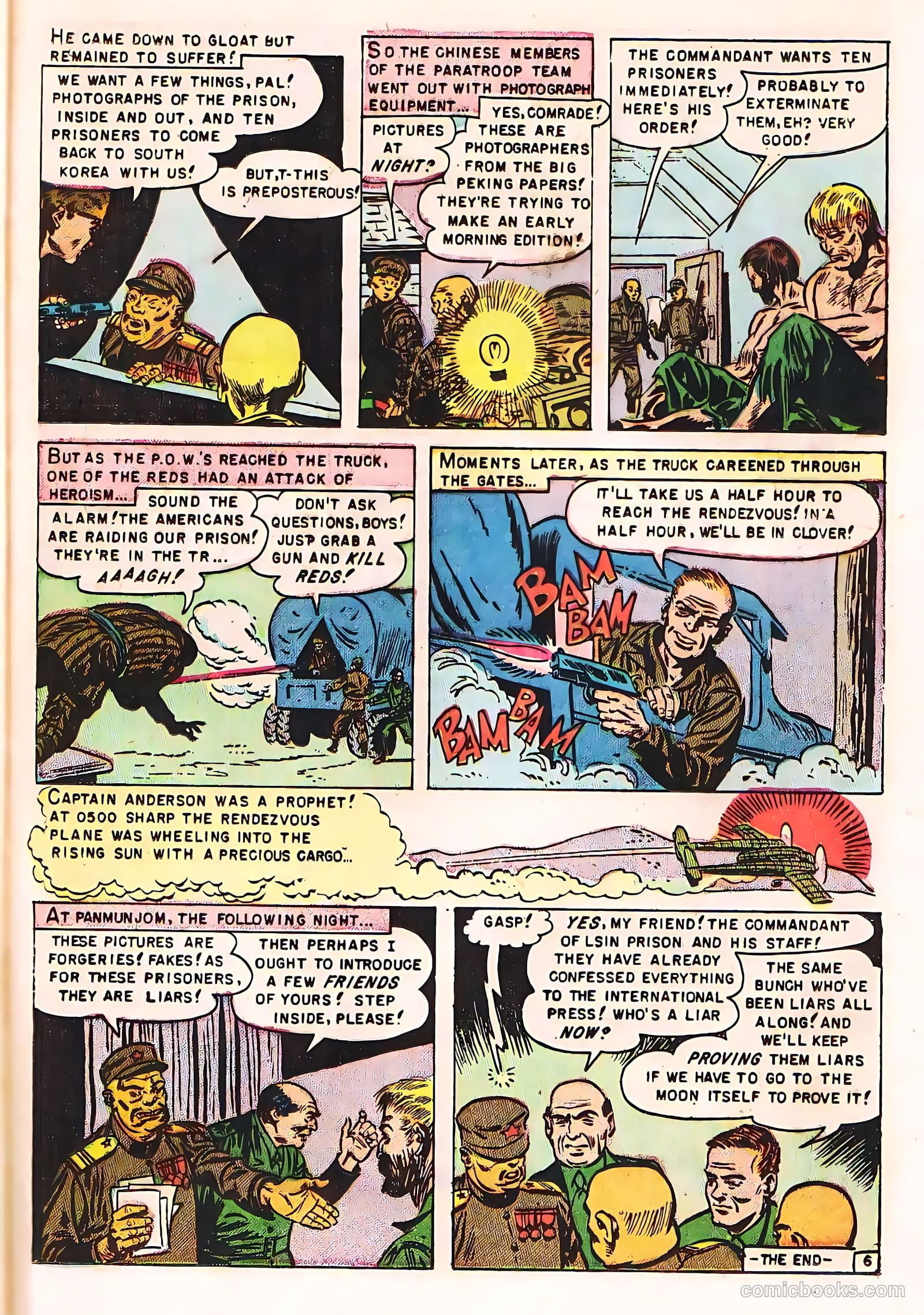 U.S. Paratroops #6 (1952) — page 25 of 36
