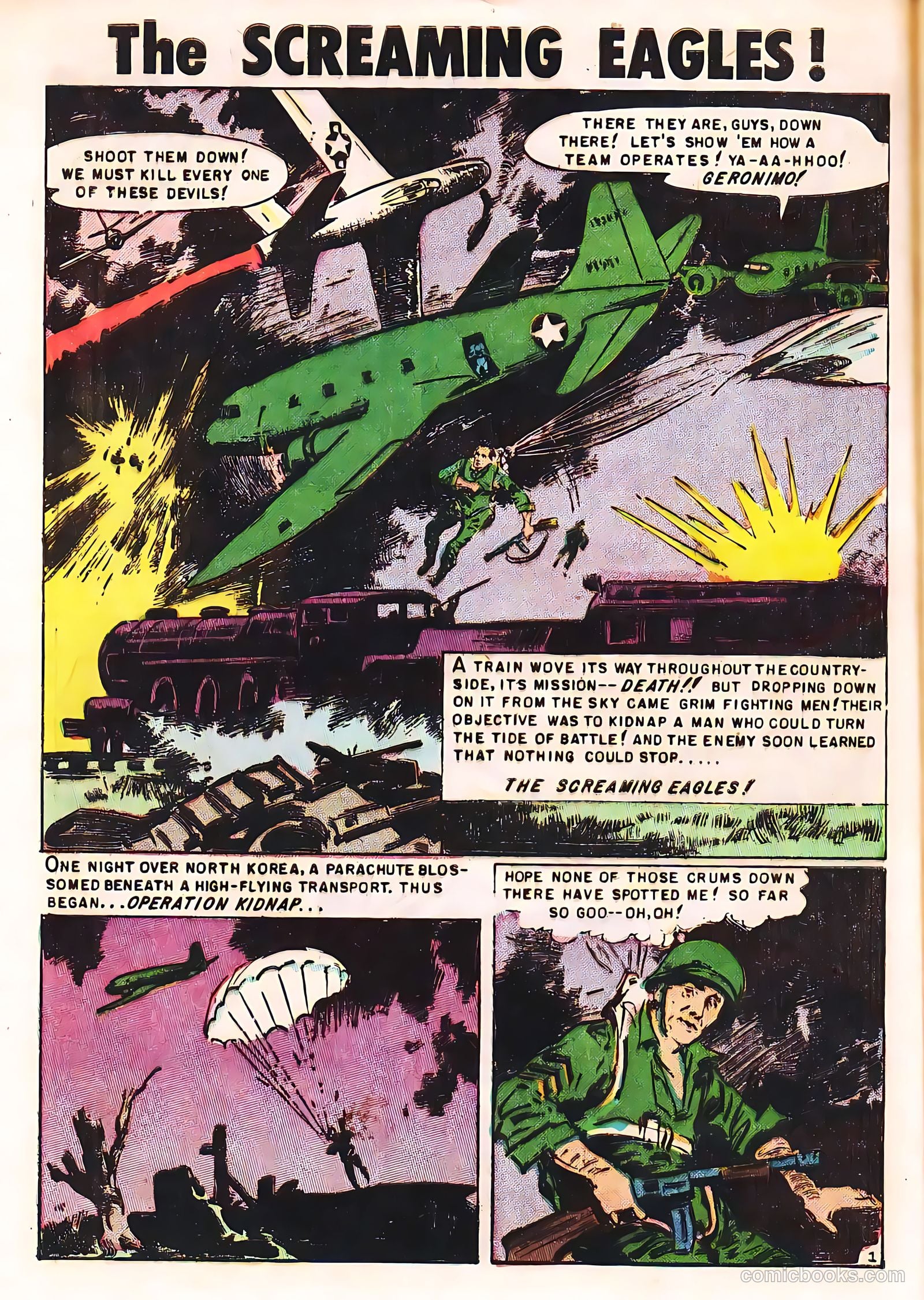 U.S. Paratroops #6 (1952) — page 28 of 36
