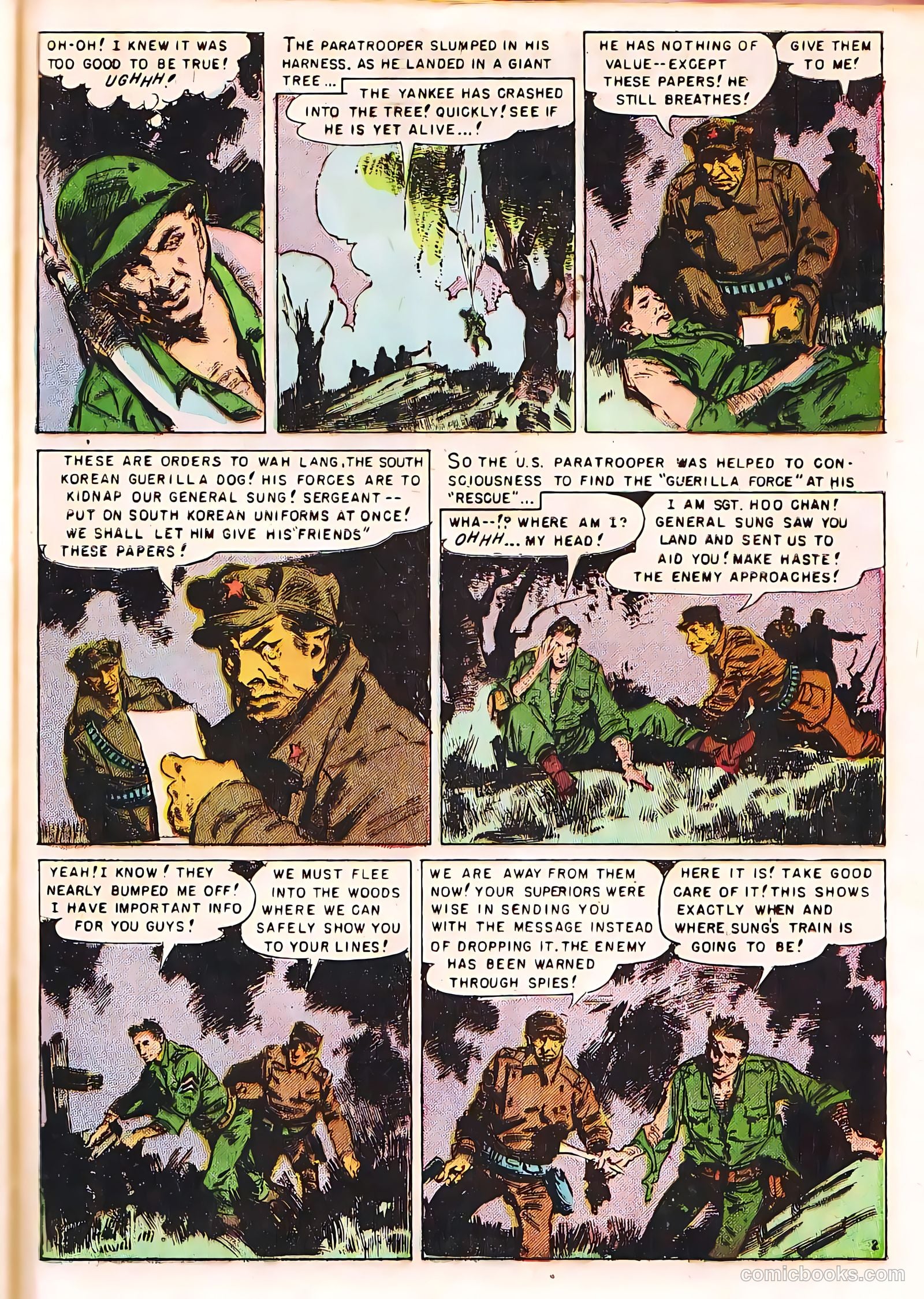 U.S. Paratroops #6 (1952) — page 29 of 36