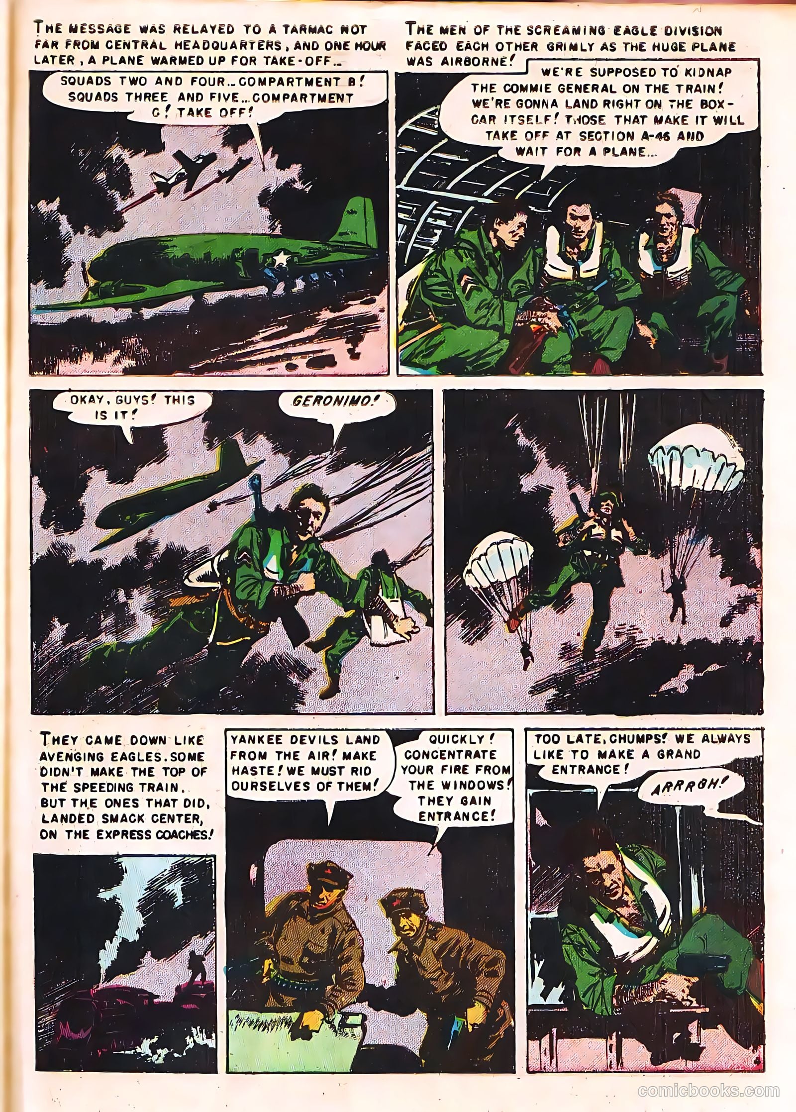U.S. Paratroops #6 (1952) — page 31 of 36
