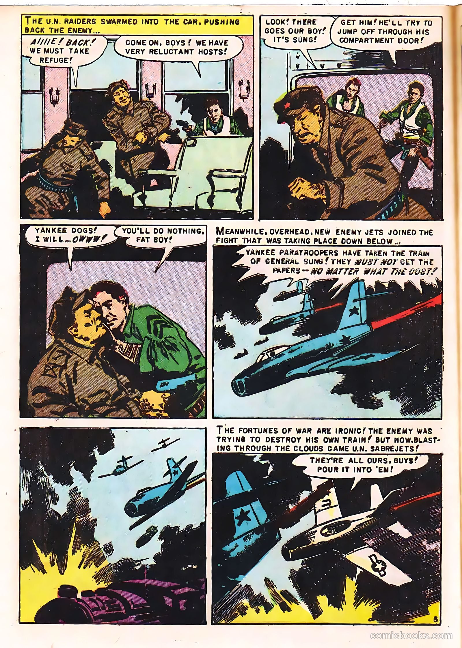 U.S. Paratroops #6 (1952) — page 32 of 36