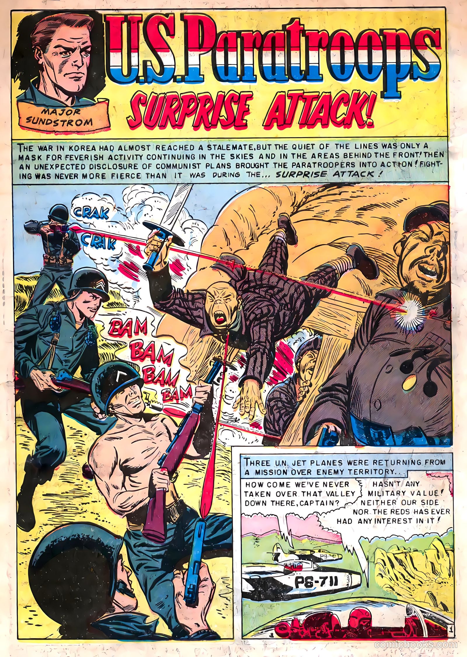 U.S. Paratroops #8 (1958) — page 3 of 36