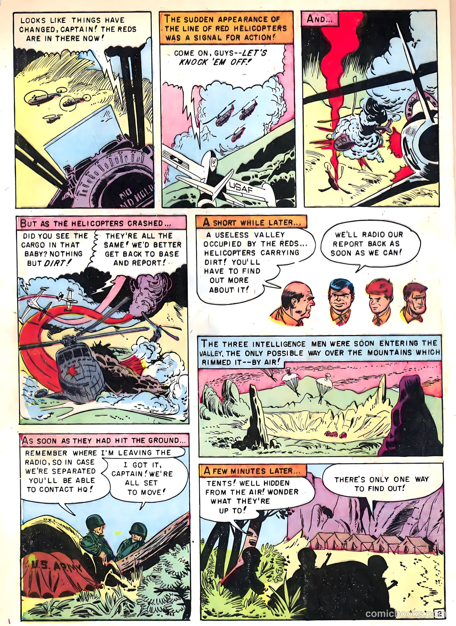 U.S. Paratroops #8 (1958) — page 4 of 36