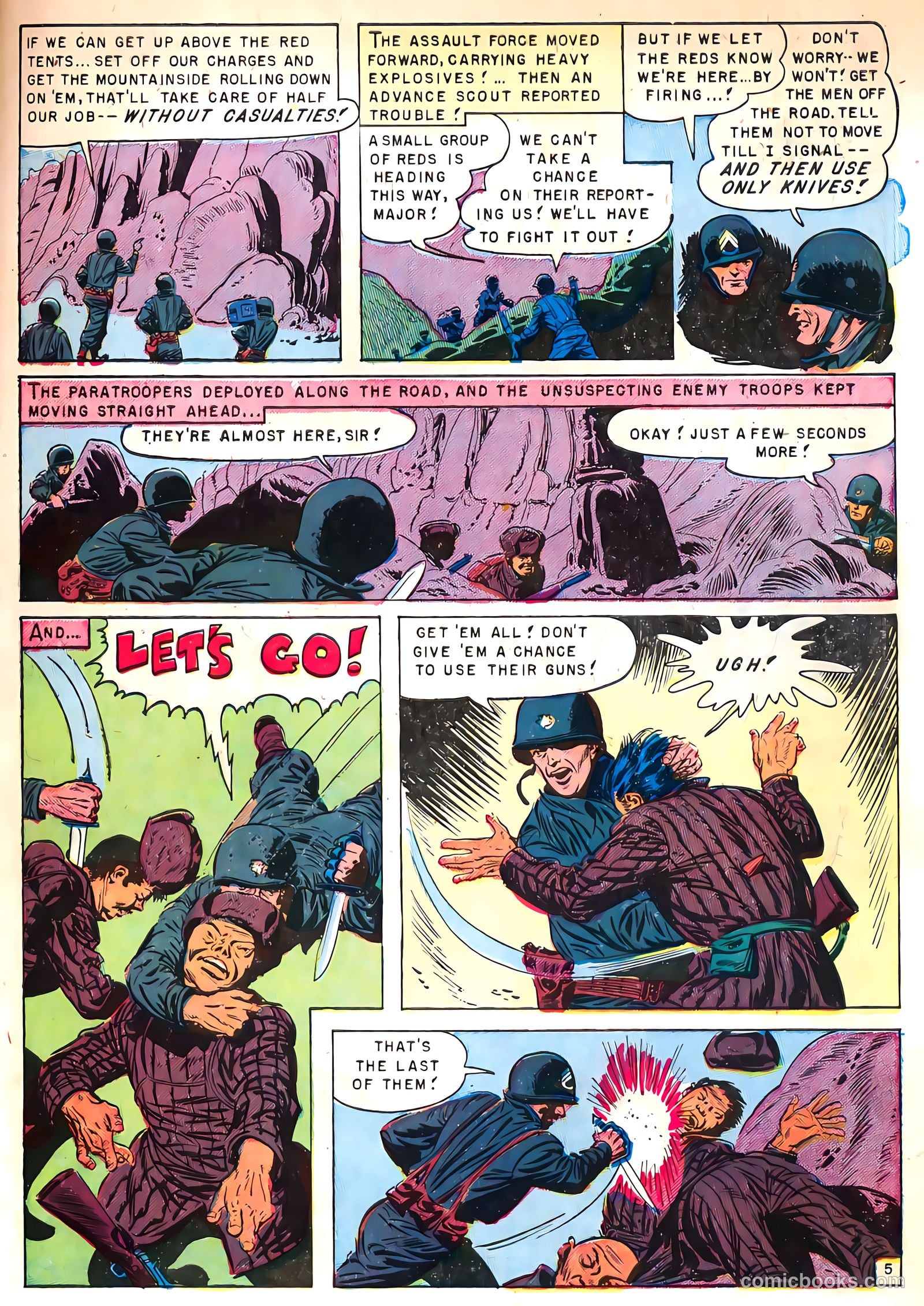 U.S. Paratroops #8 (1958) — page 7 of 36