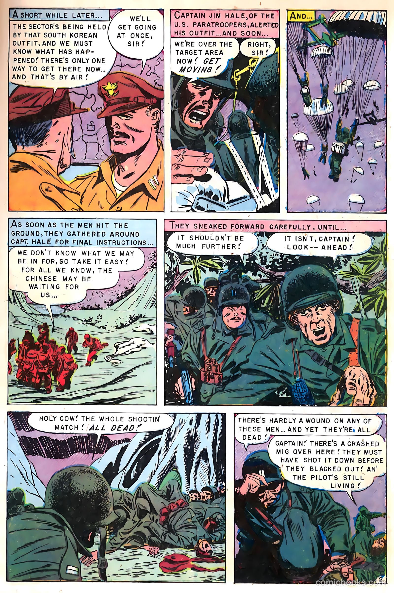 U.S. Paratroops #8 (1958) — page 13 of 36