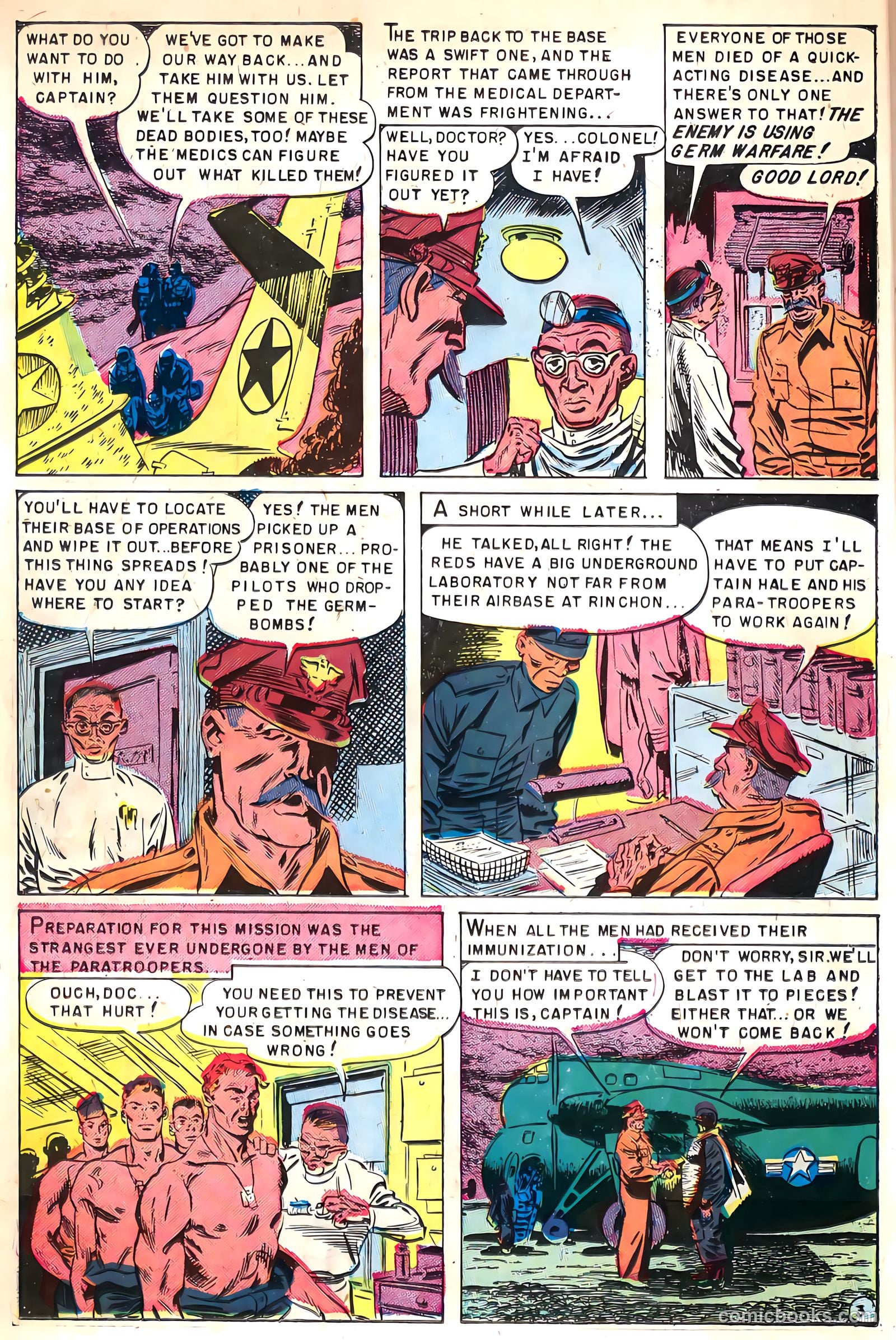 U.S. Paratroops #8 (1958) — page 14 of 36