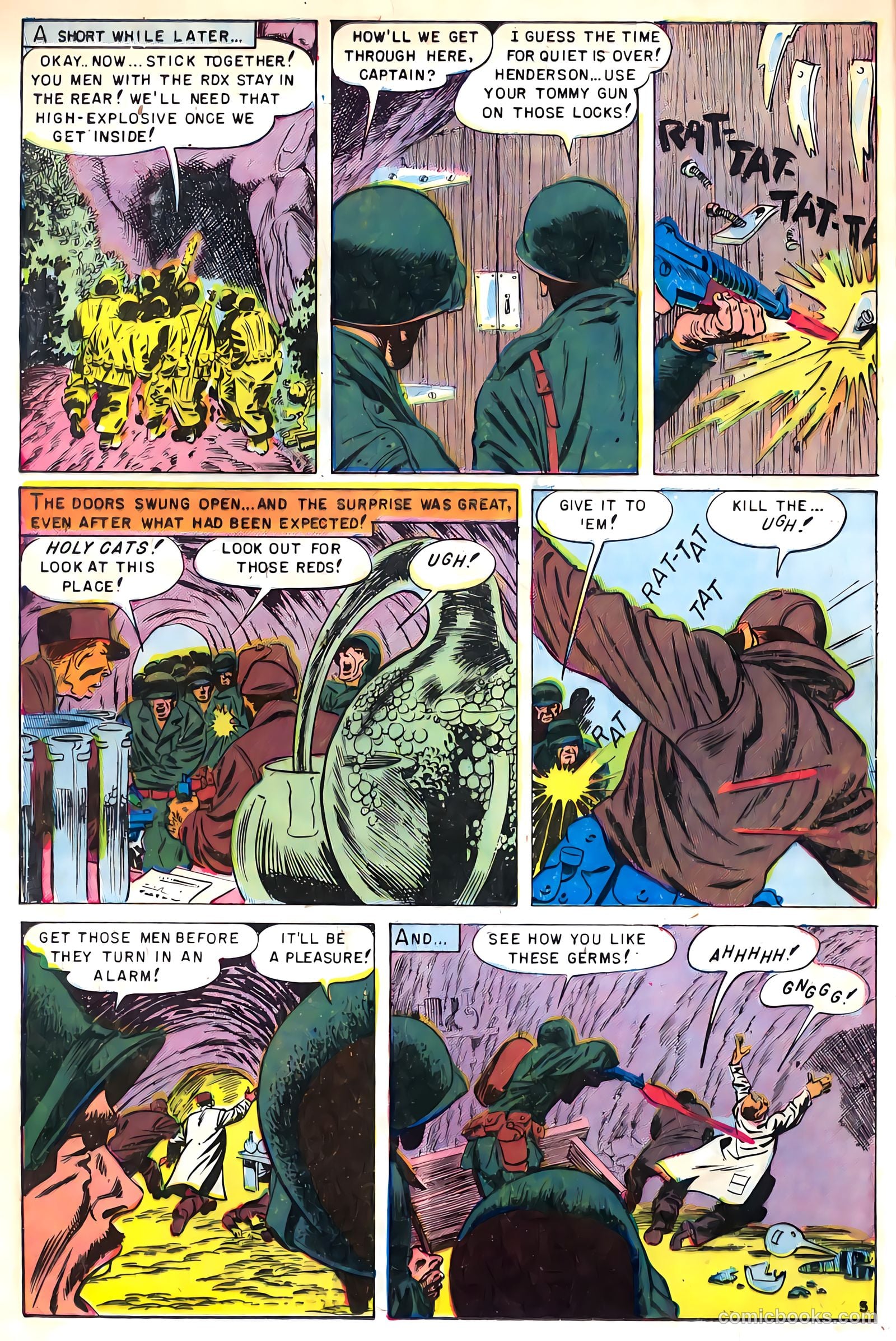 U.S. Paratroops #8 (1958) — page 16 of 36
