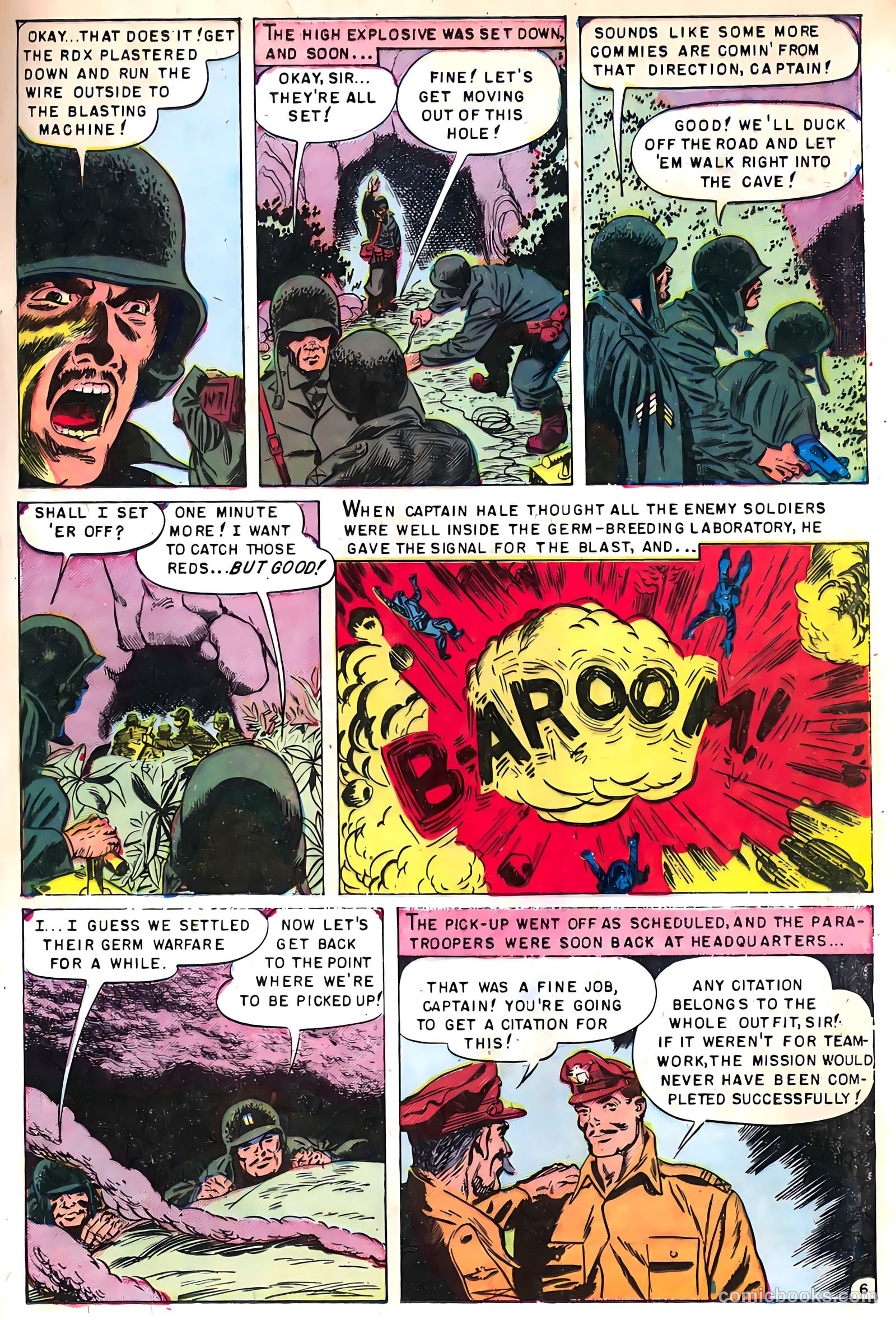 U.S. Paratroops #8 (1958) — page 17 of 36