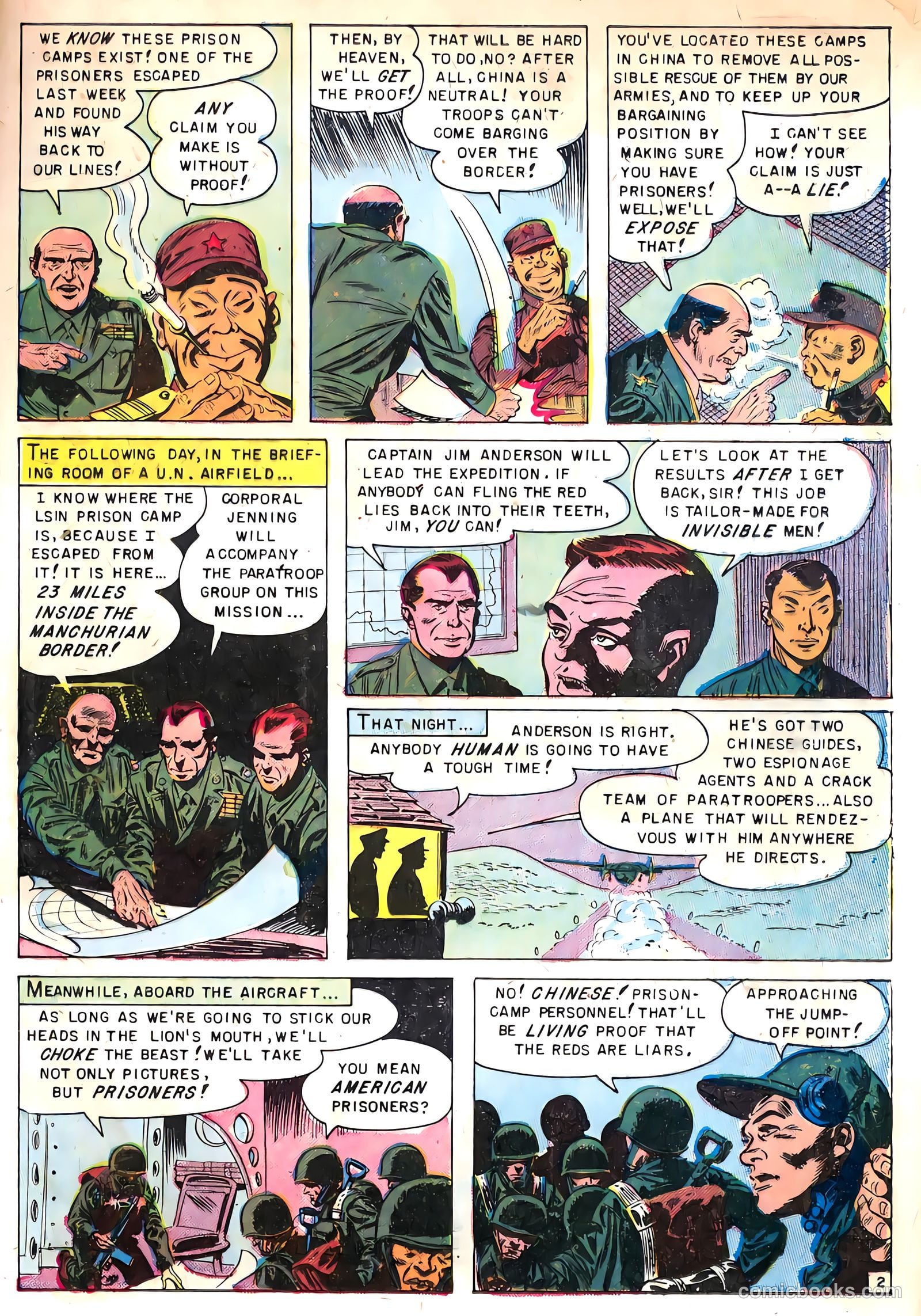 U.S. Paratroops #8 (1958) — page 21 of 36