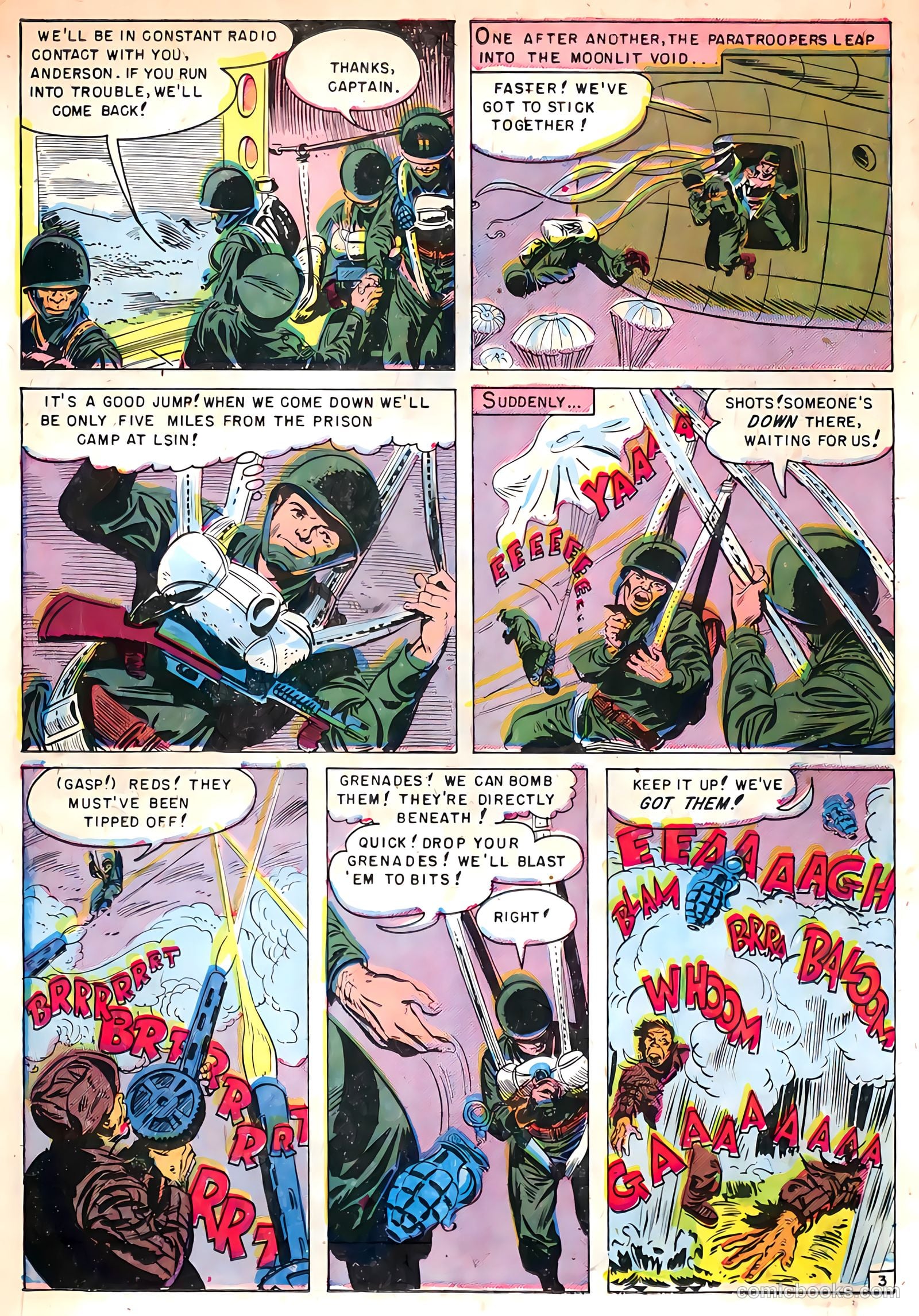 U.S. Paratroops #8 (1958) — page 22 of 36