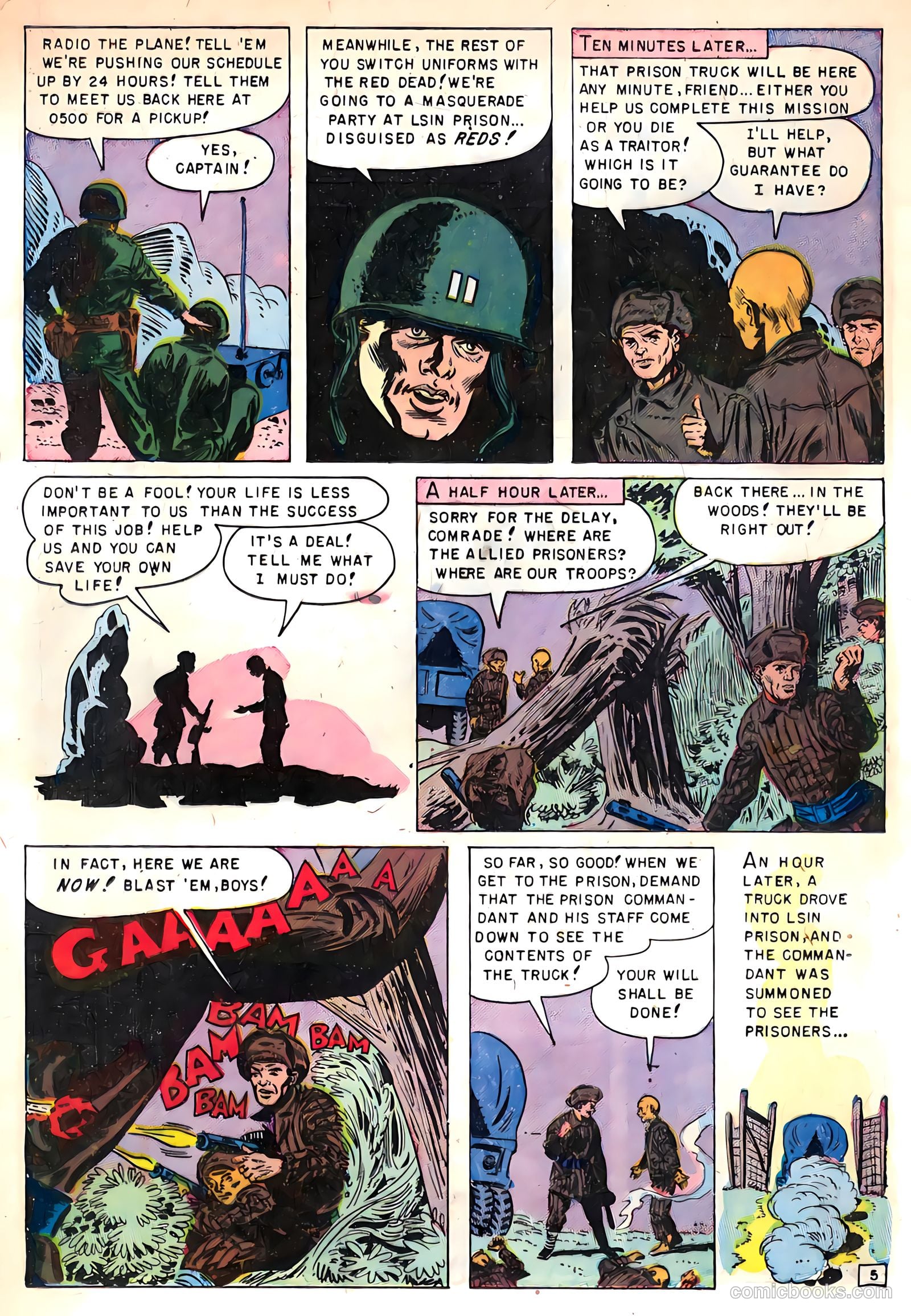 U.S. Paratroops #8 (1958) — page 24 of 36