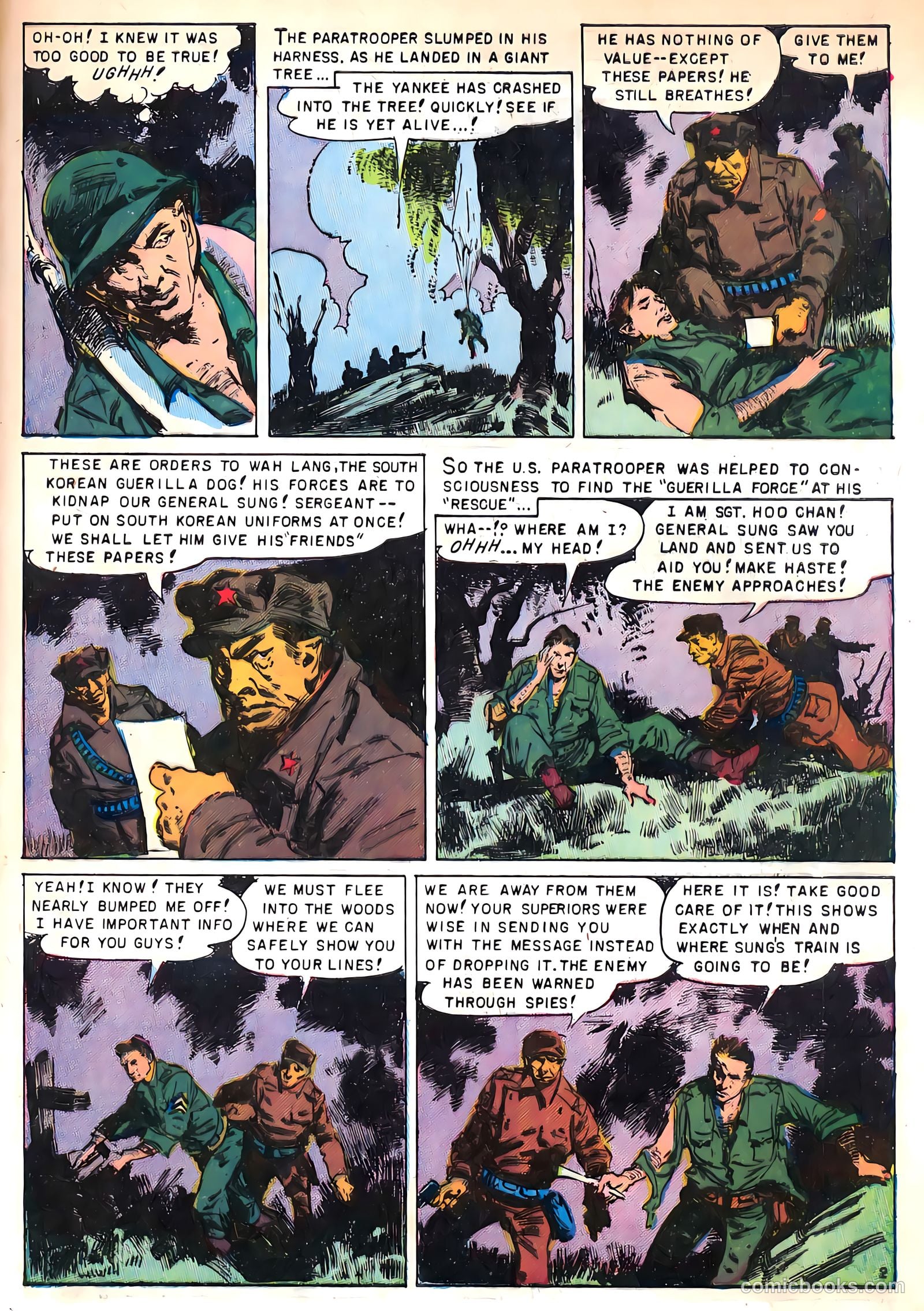 U.S. Paratroops #8 (1958) — page 29 of 36