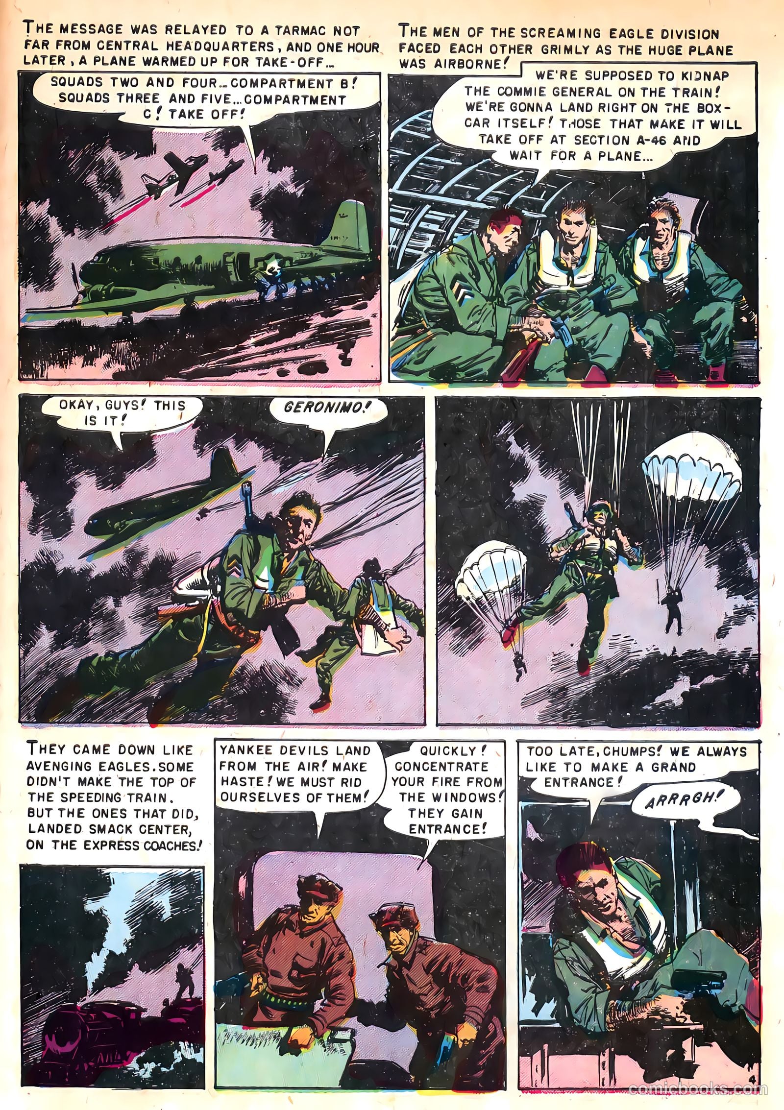 U.S. Paratroops #8 (1958) — page 31 of 36