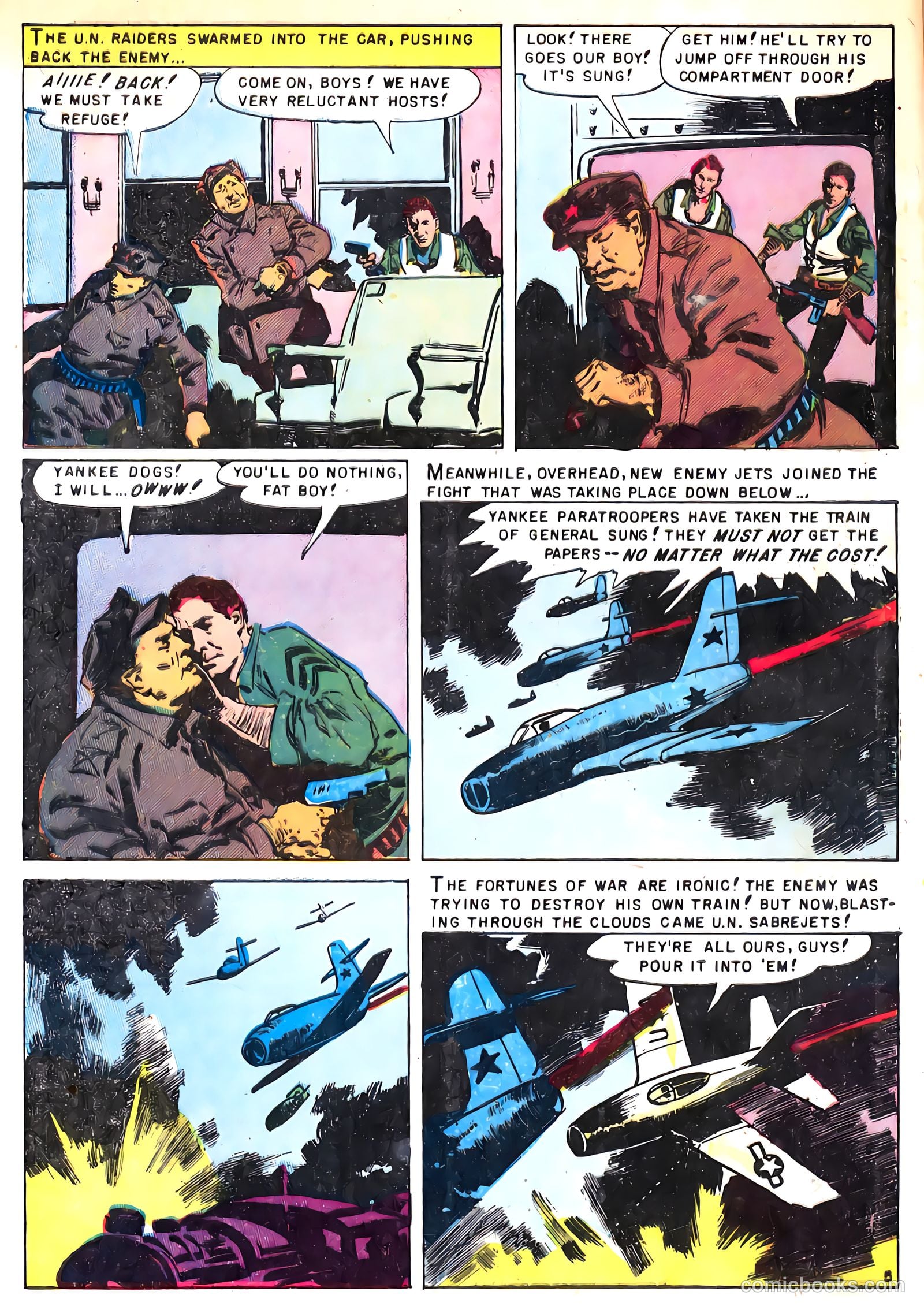 U.S. Paratroops #8 (1958) — page 32 of 36