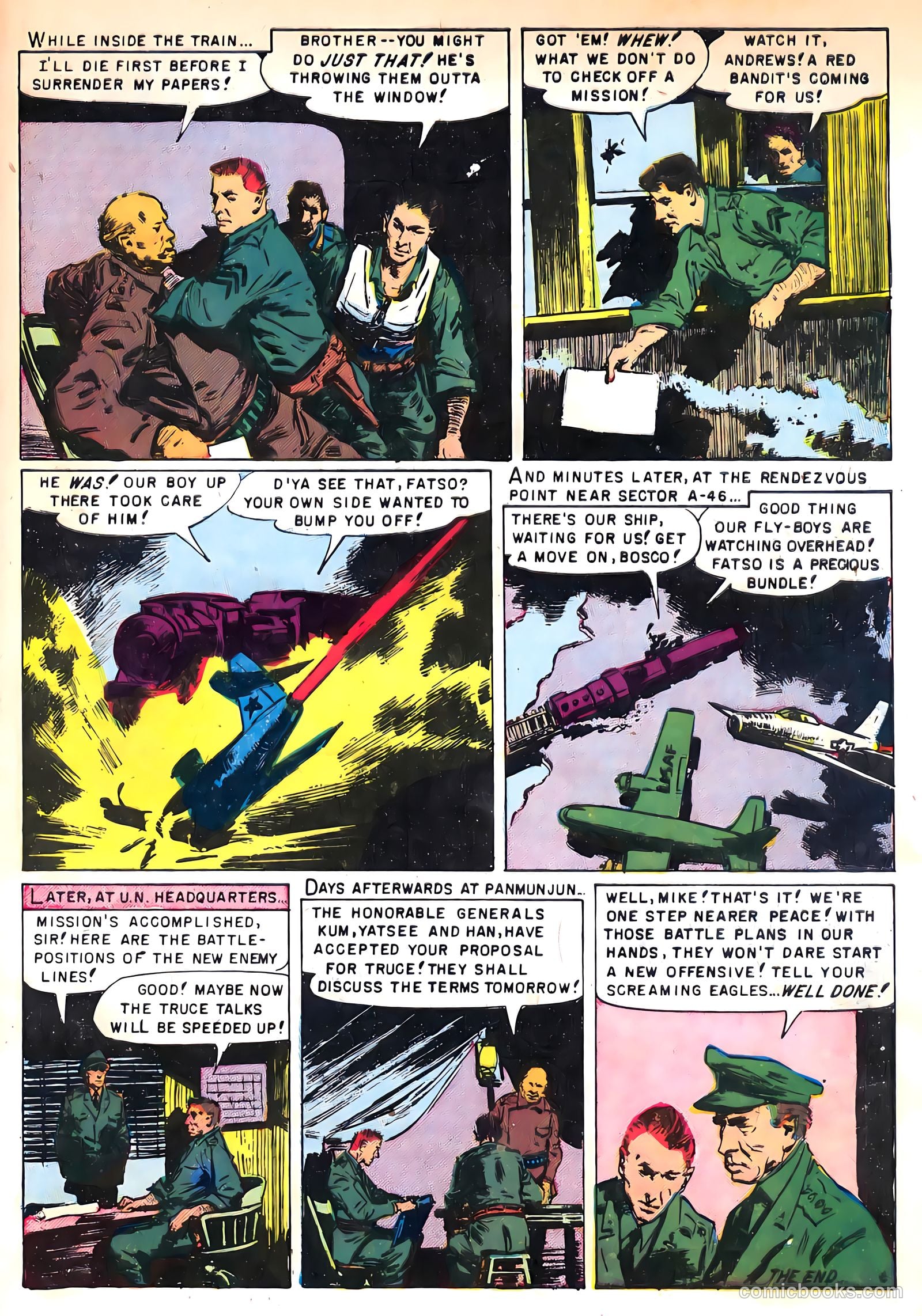 U.S. Paratroops #8 (1958) — page 33 of 36