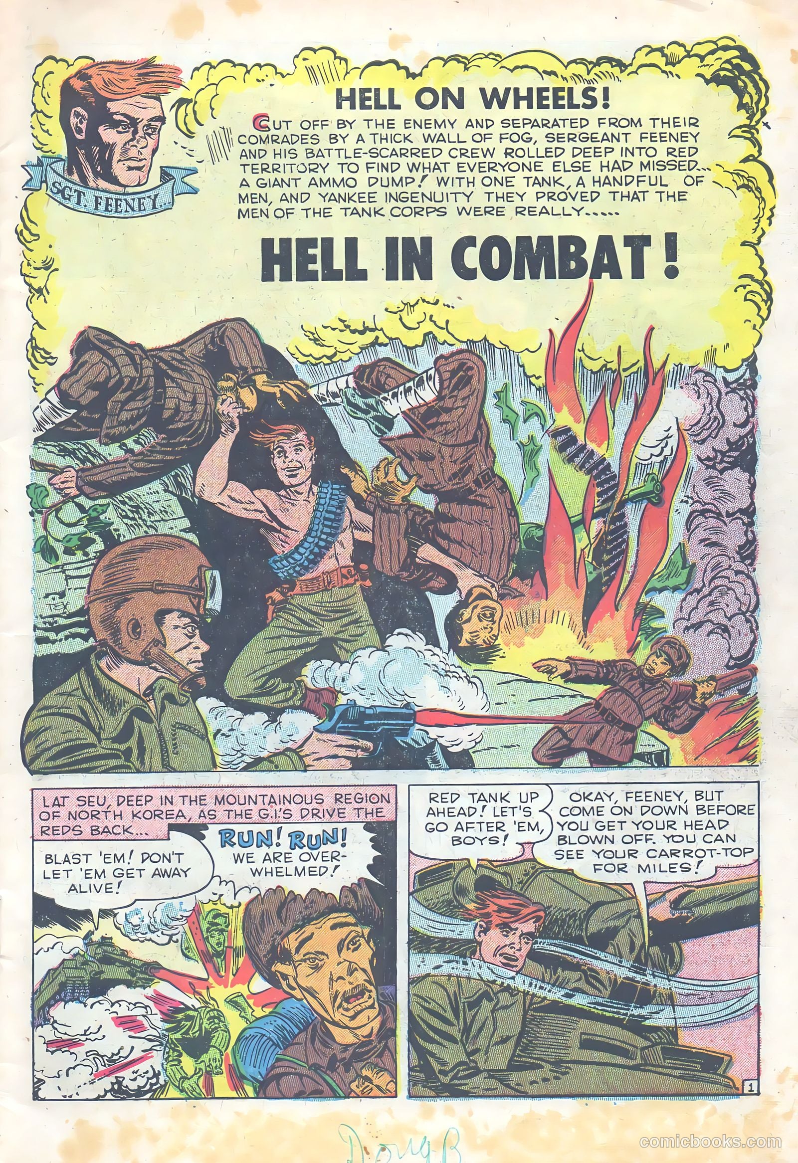 U.S. Tank Commandos #1 (1958) — page 3 of 36