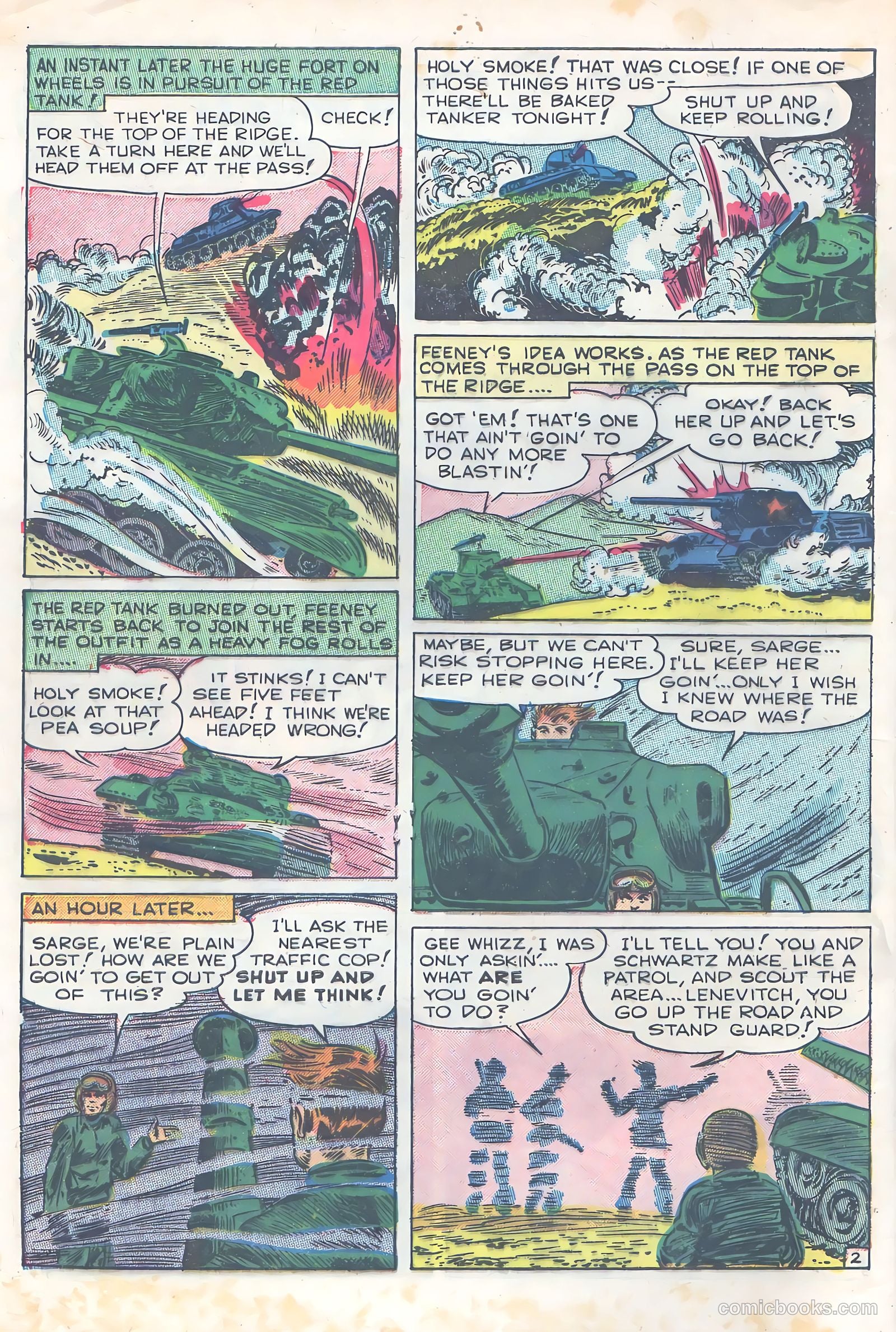 U.S. Tank Commandos #1 (1958) — page 4 of 36