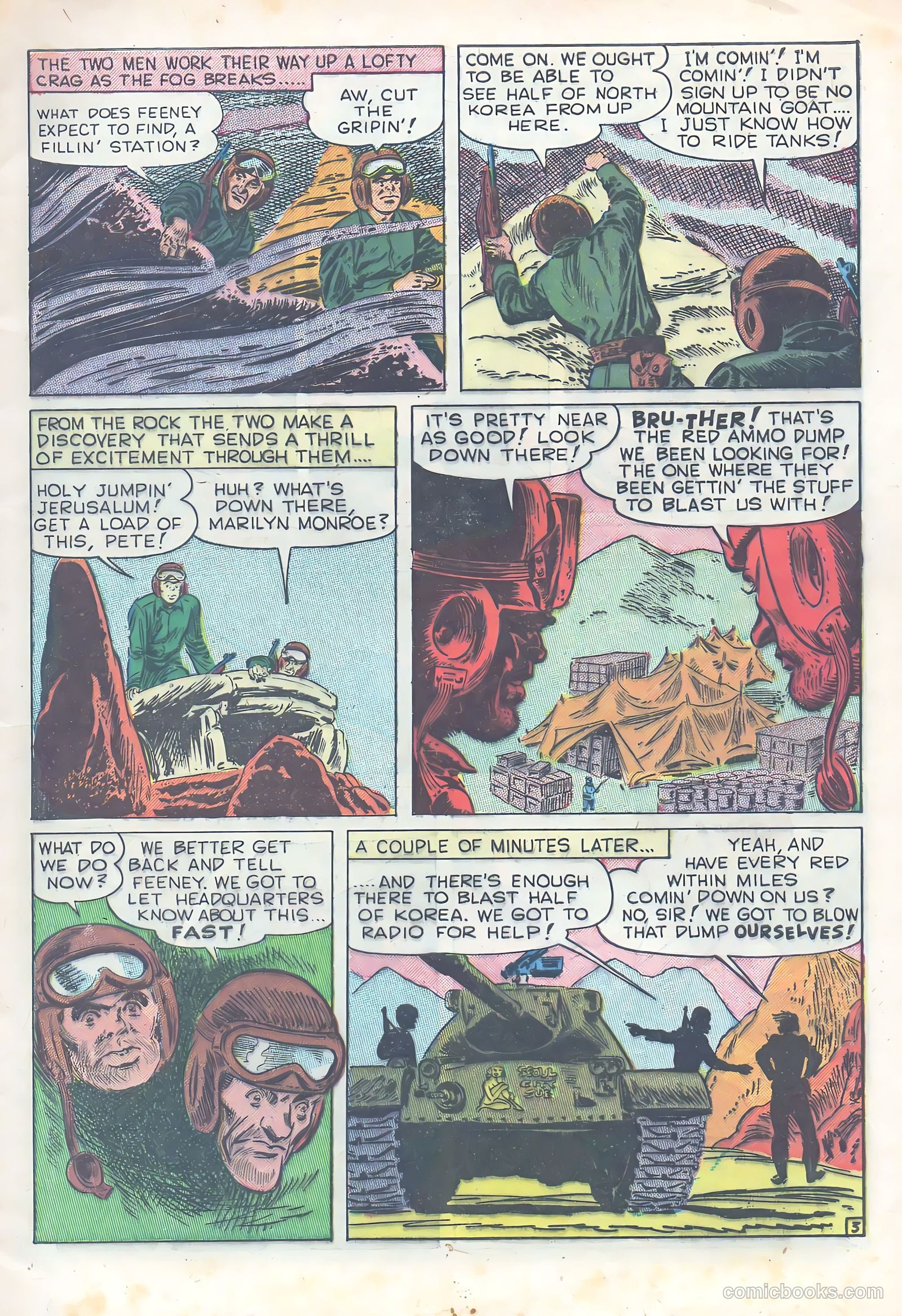 U.S. Tank Commandos #1 (1958) — page 5 of 36