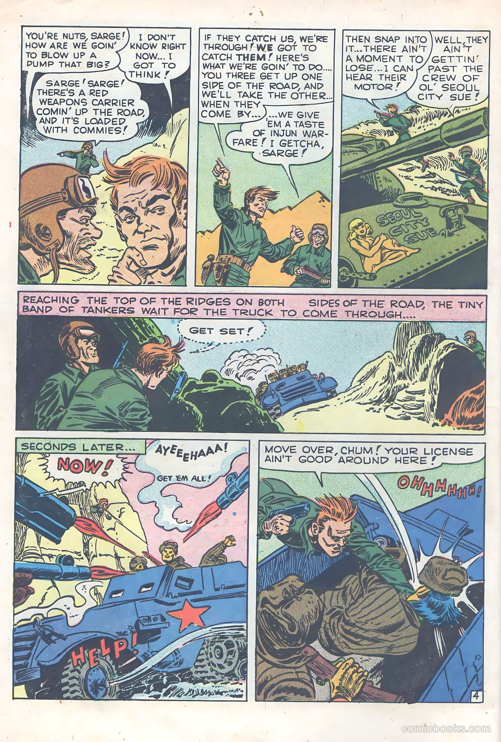 U.S. Tank Commandos #1 (1958) — page 6 of 36