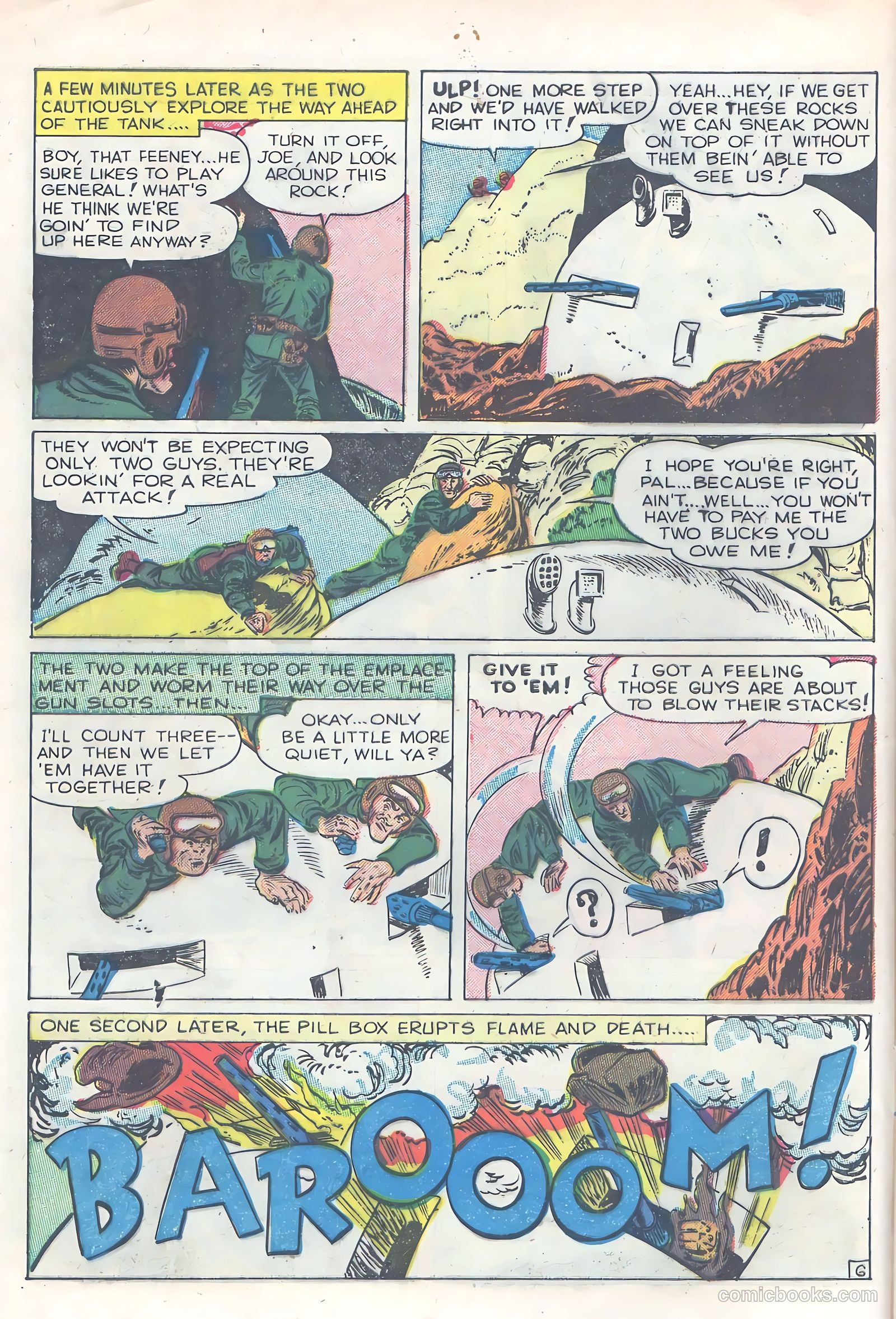 U.S. Tank Commandos #1 (1958) — page 8 of 36