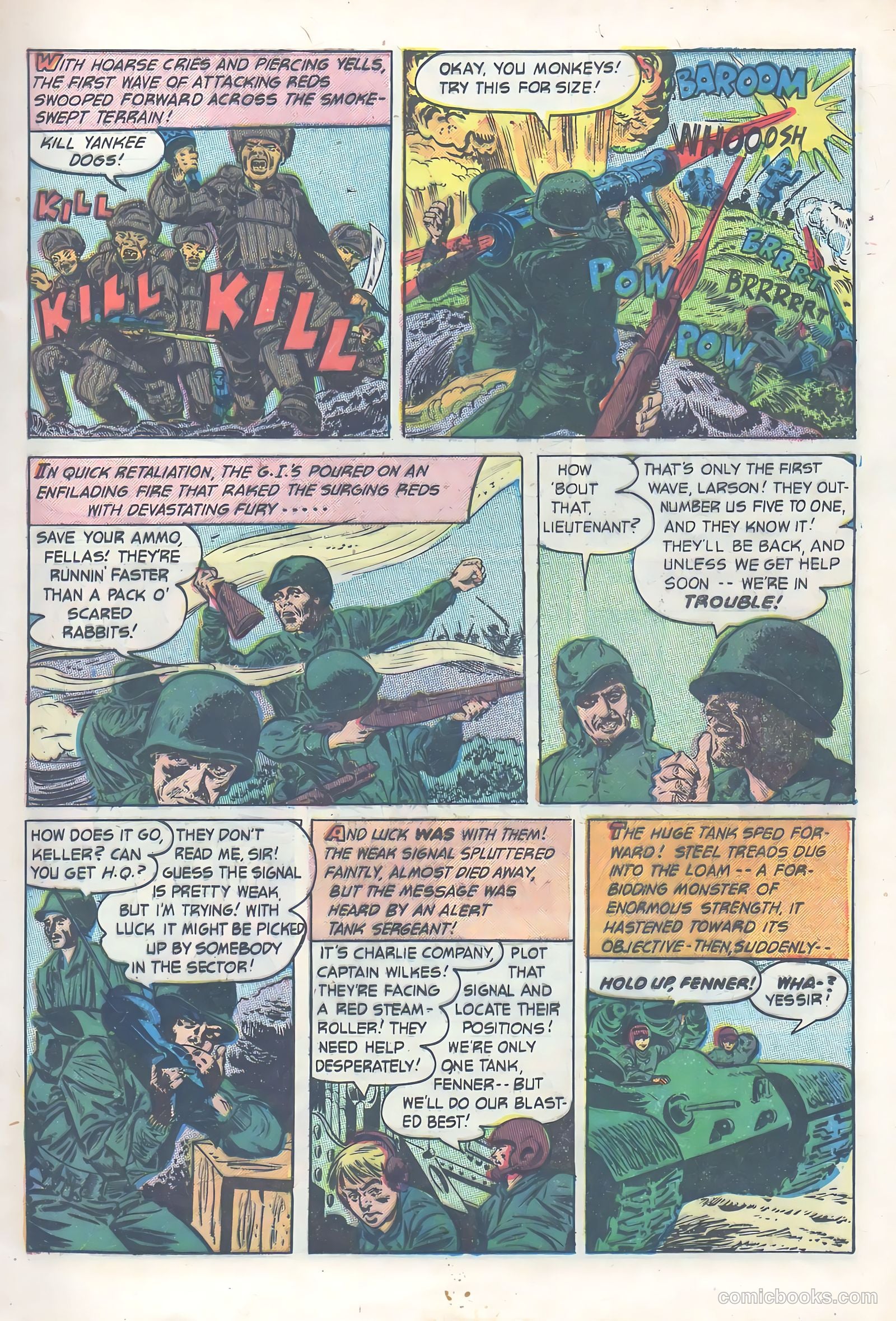 U.S. Tank Commandos #1 (1958) — page 13 of 36