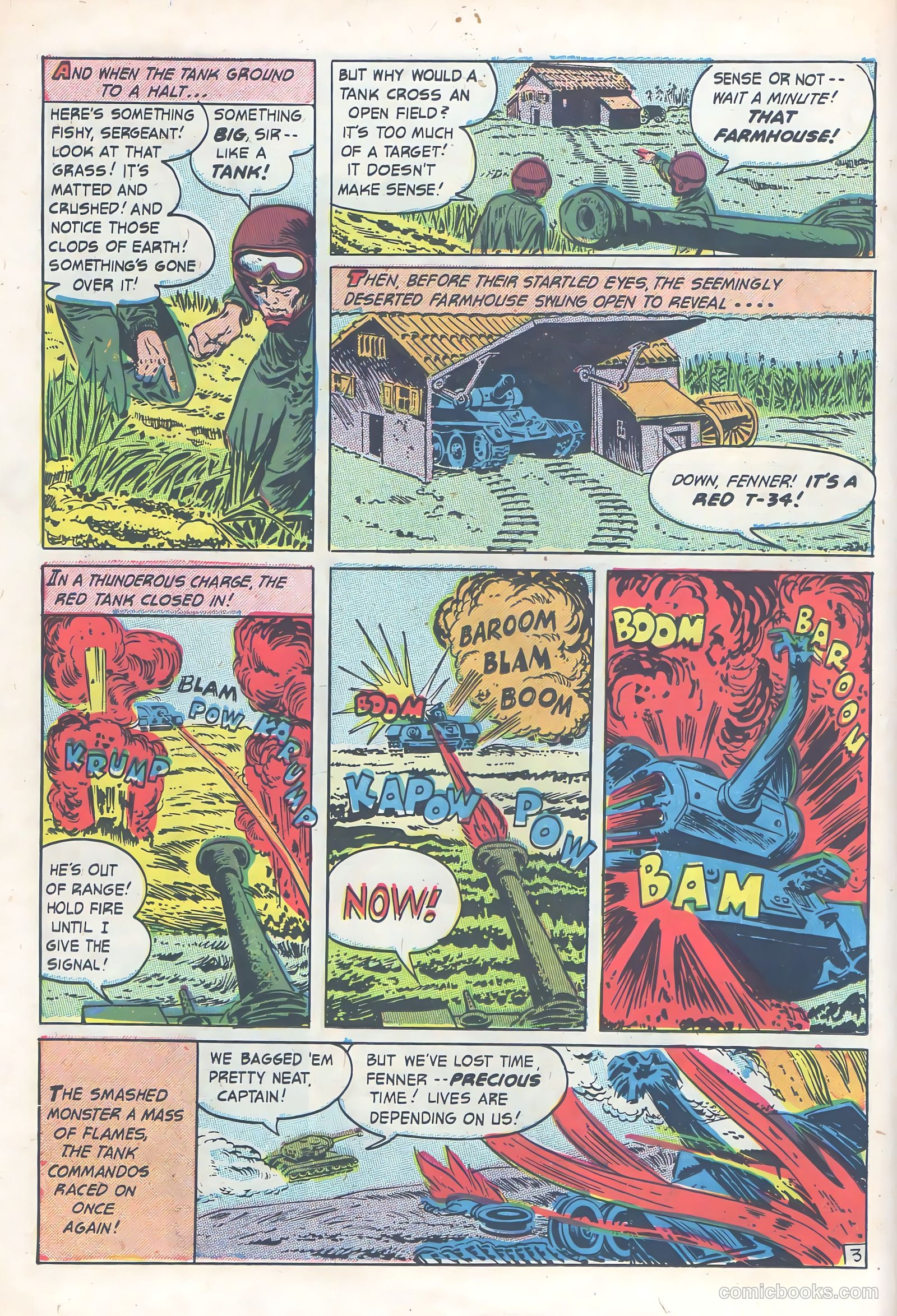 U.S. Tank Commandos #1 (1958) — page 14 of 36