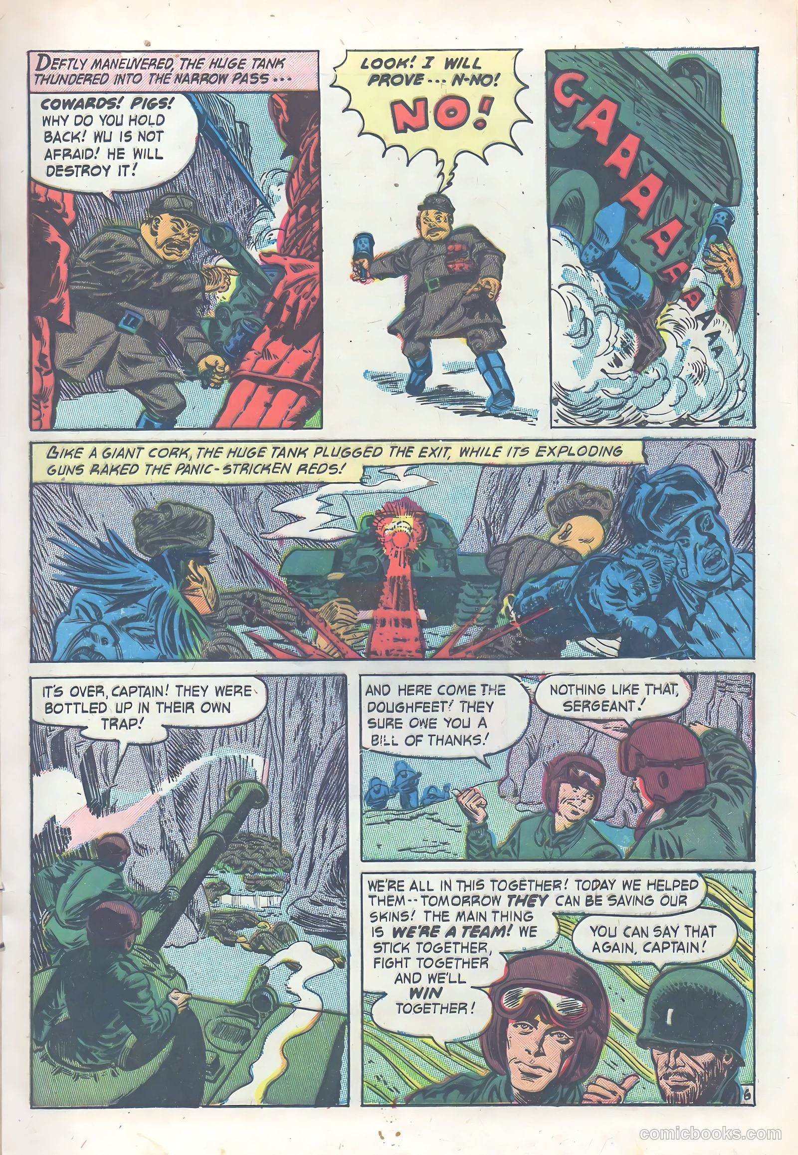 U.S. Tank Commandos #1 (1958) — page 17 of 36
