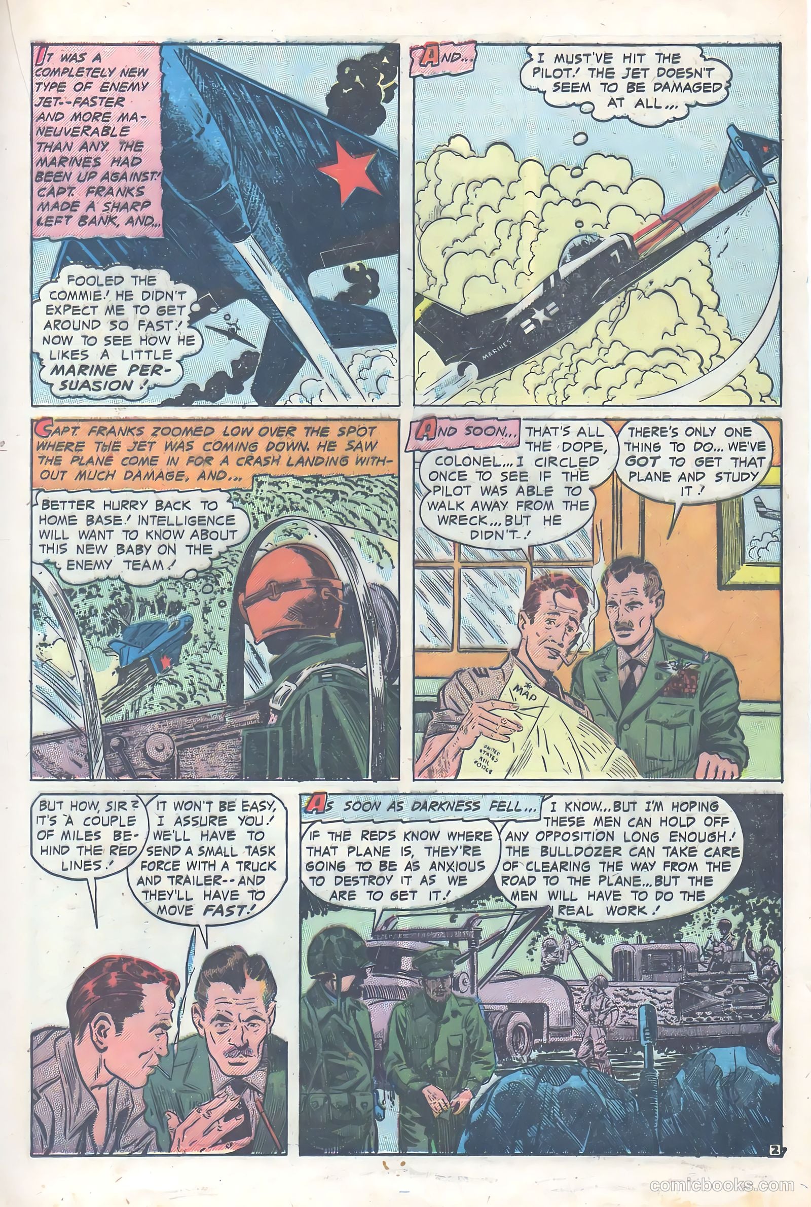 U.S. Tank Commandos #1 (1958) — page 21 of 36