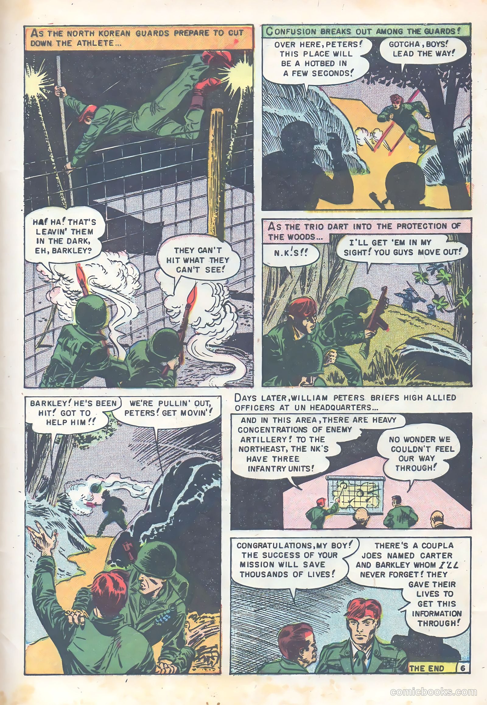 U.S. Tank Commandos #1 (1958) — page 33 of 36