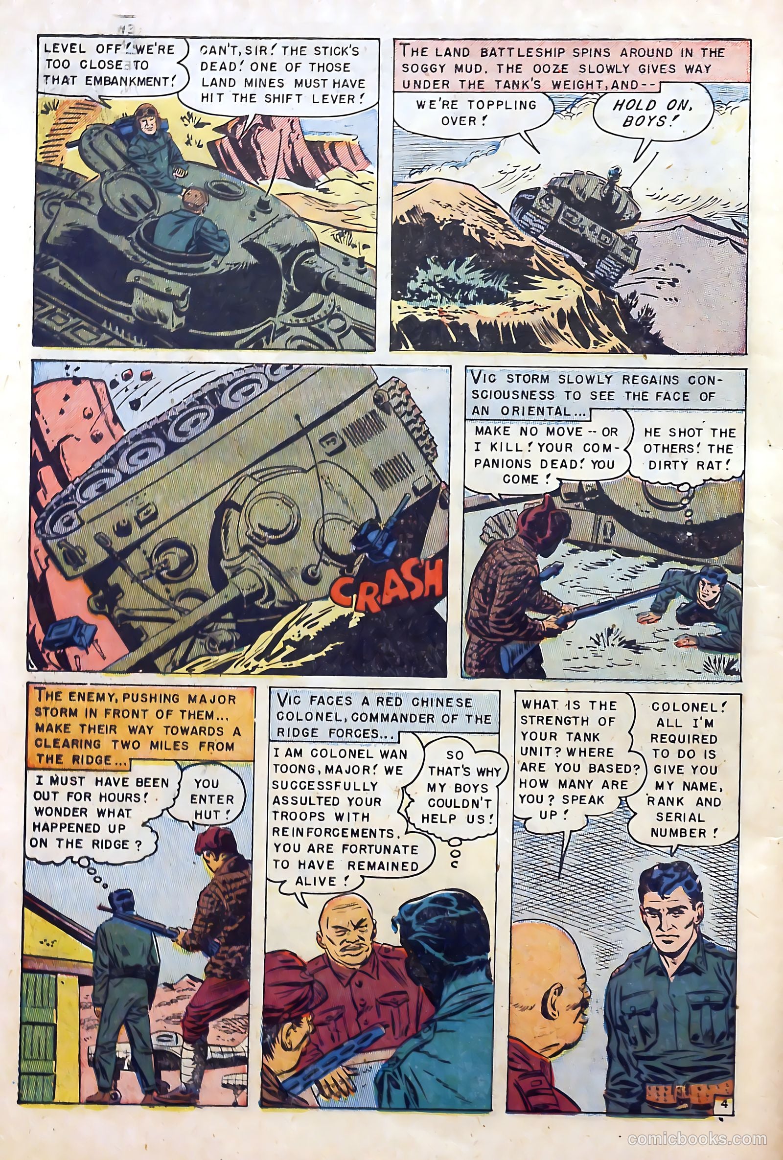 U.S. Tank Commandos #1 (1952) — page 6 of 36