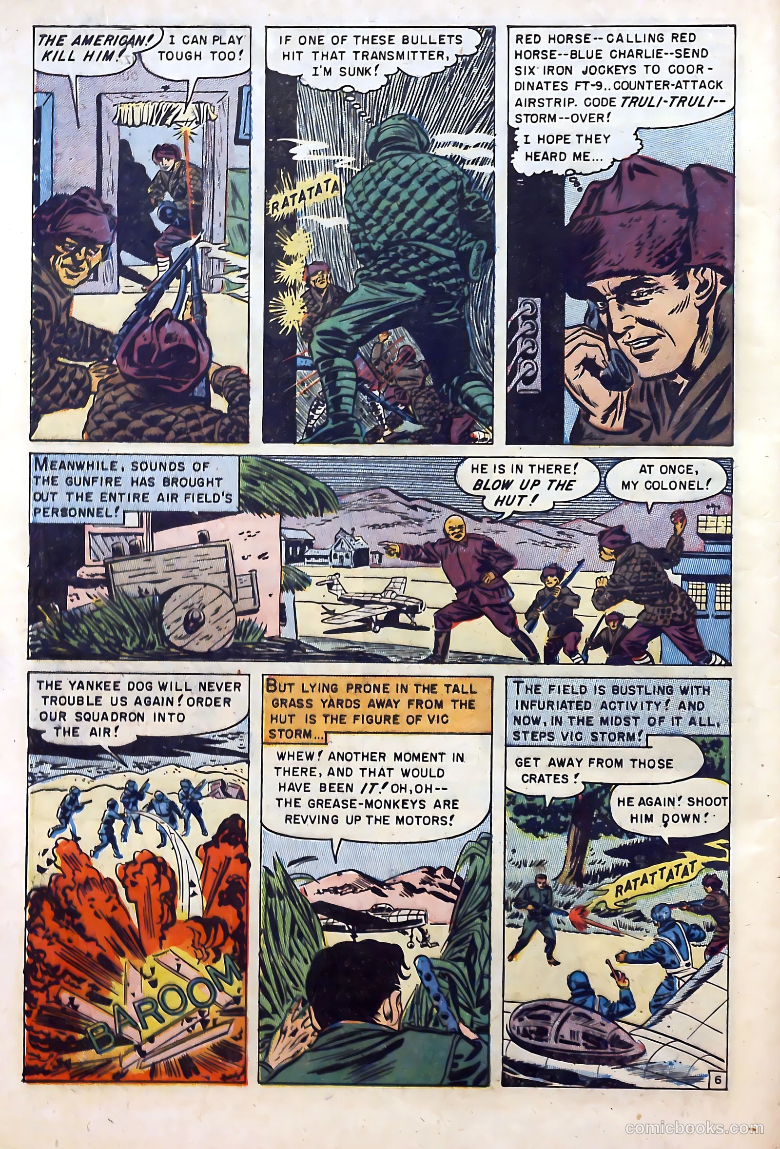 U.S. Tank Commandos #1 (1952) — page 8 of 36