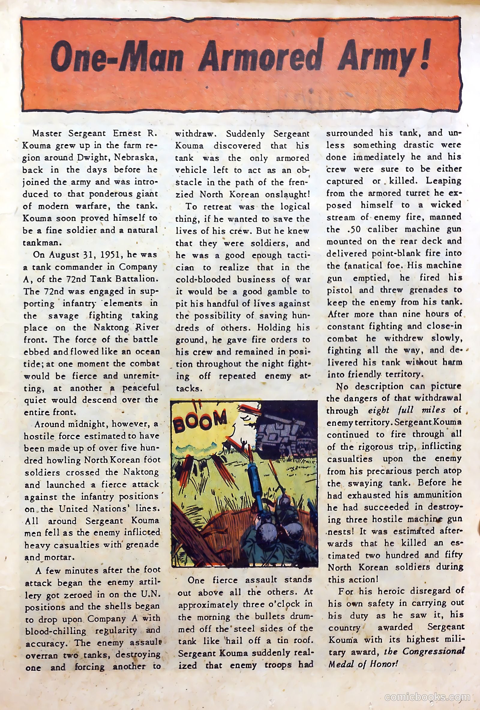 U.S. Tank Commandos #1 (1952) — page 19 of 36