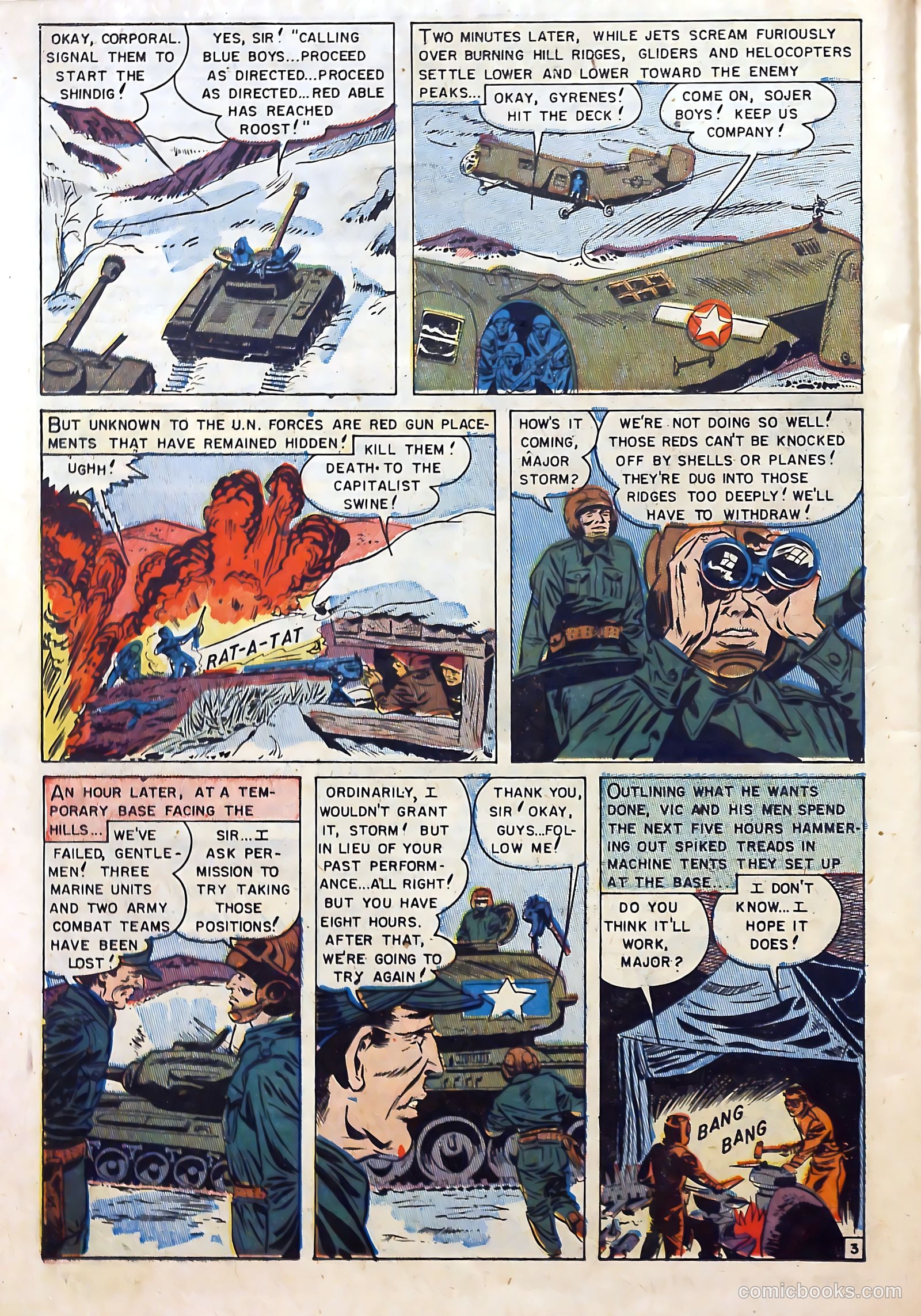 U.S. Tank Commandos #1 (1952) — page 22 of 36