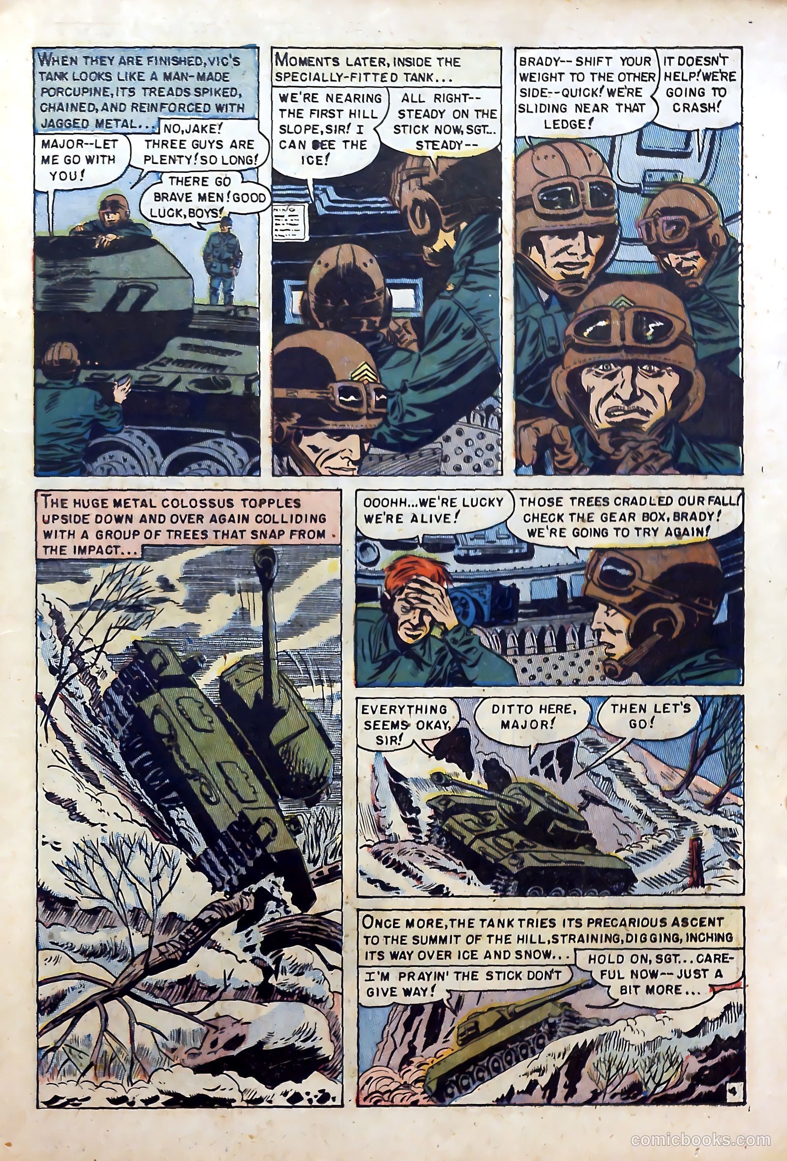 U.S. Tank Commandos #1 (1952) — page 23 of 36