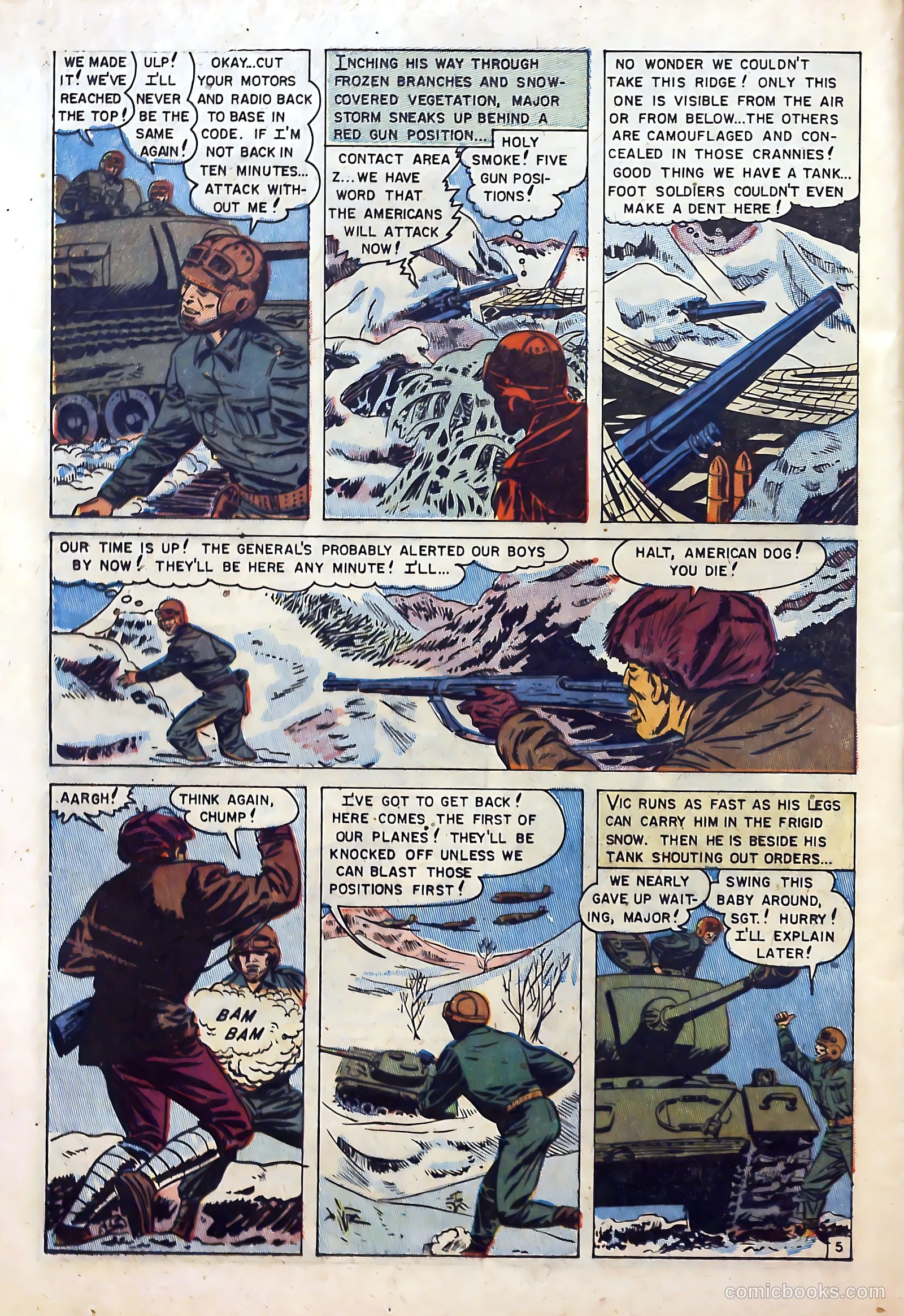 U.S. Tank Commandos #1 (1952) — page 24 of 36