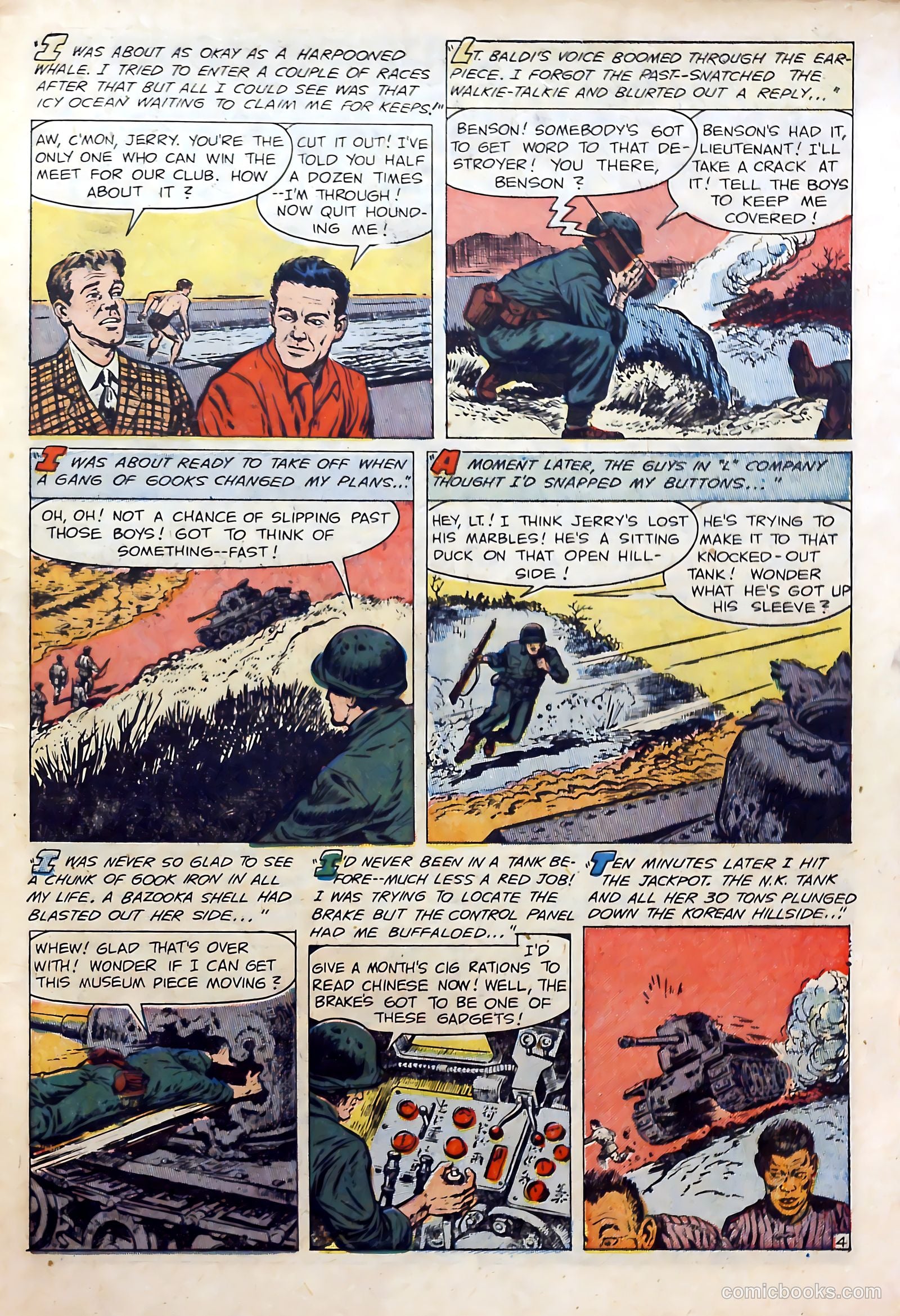 U.S. Tank Commandos #1 (1952) — page 31 of 36