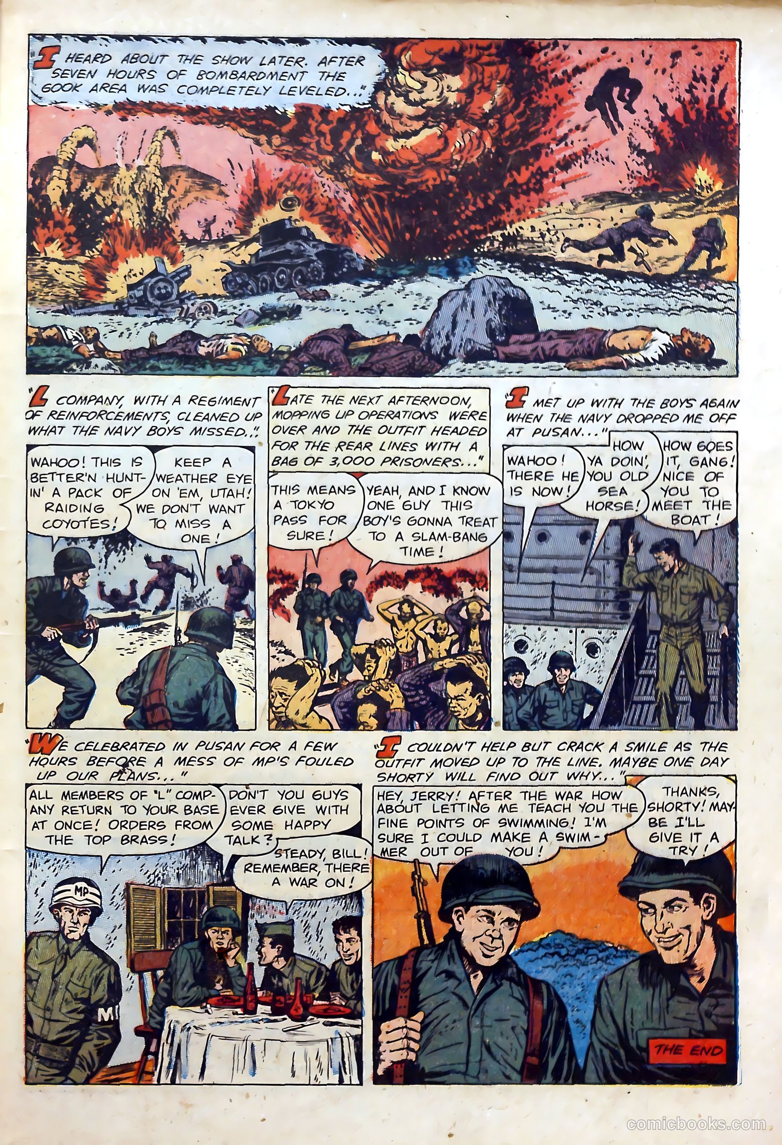 U.S. Tank Commandos #1 (1952) — page 33 of 36