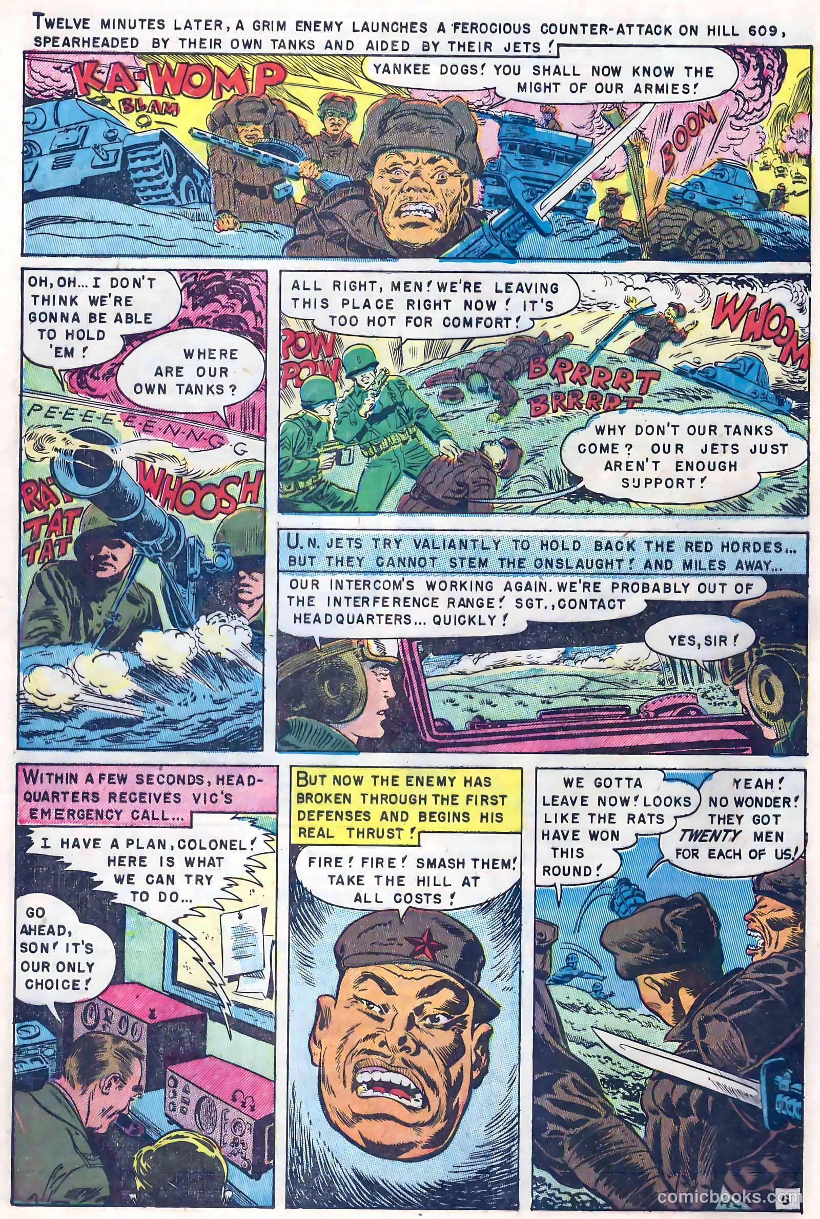 U.S. Tank Commandos #2 (1952) — page 8 of 36