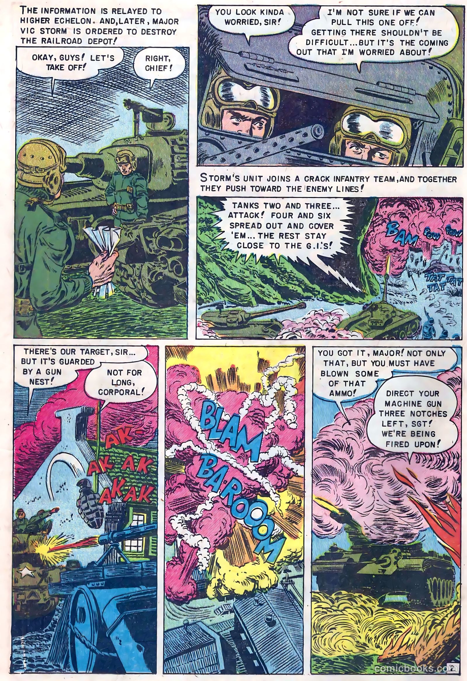 U.S. Tank Commandos #2 (1952) — page 12 of 36