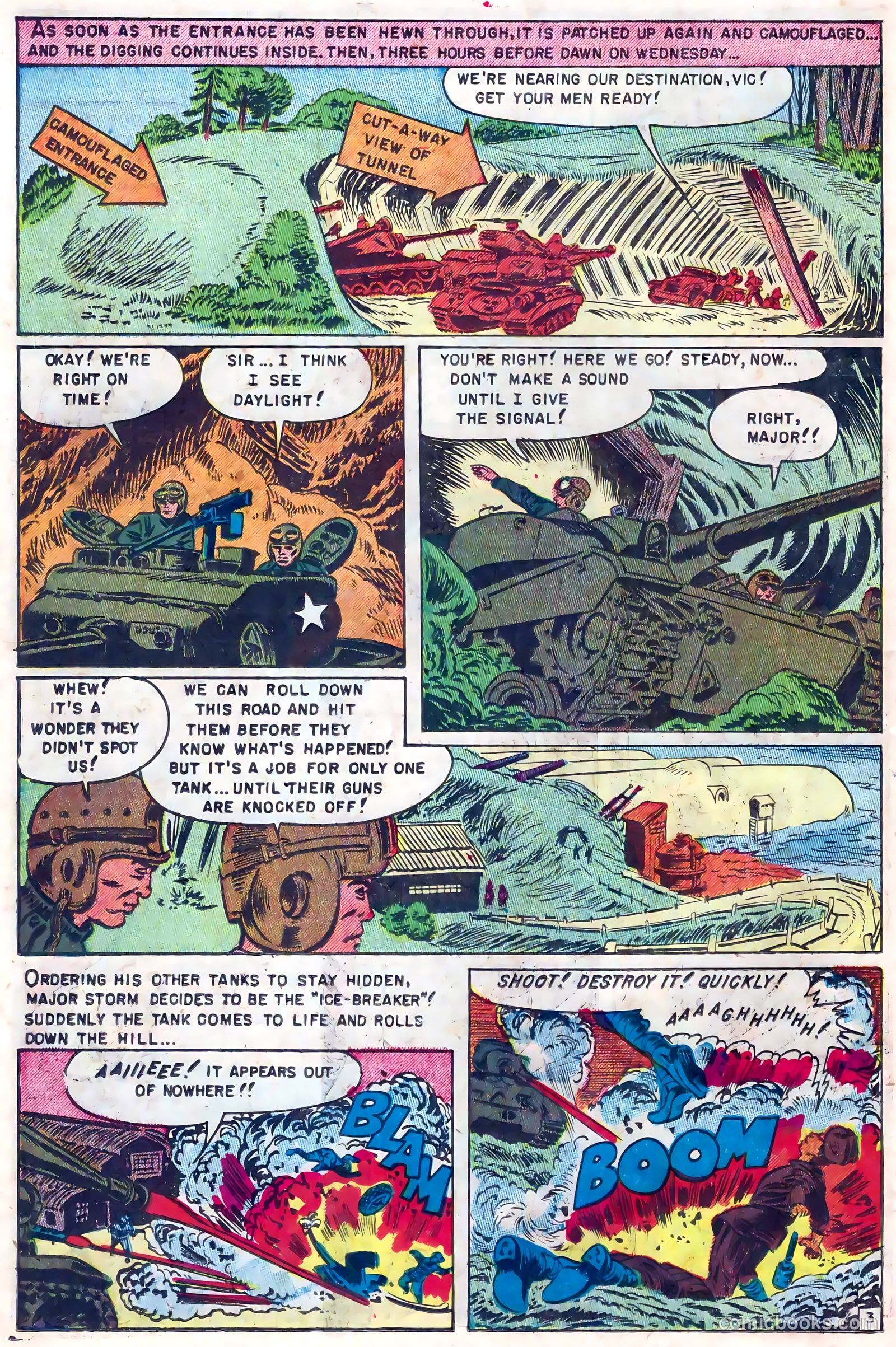 U.S. Tank Commandos #2 (1952) — page 22 of 36
