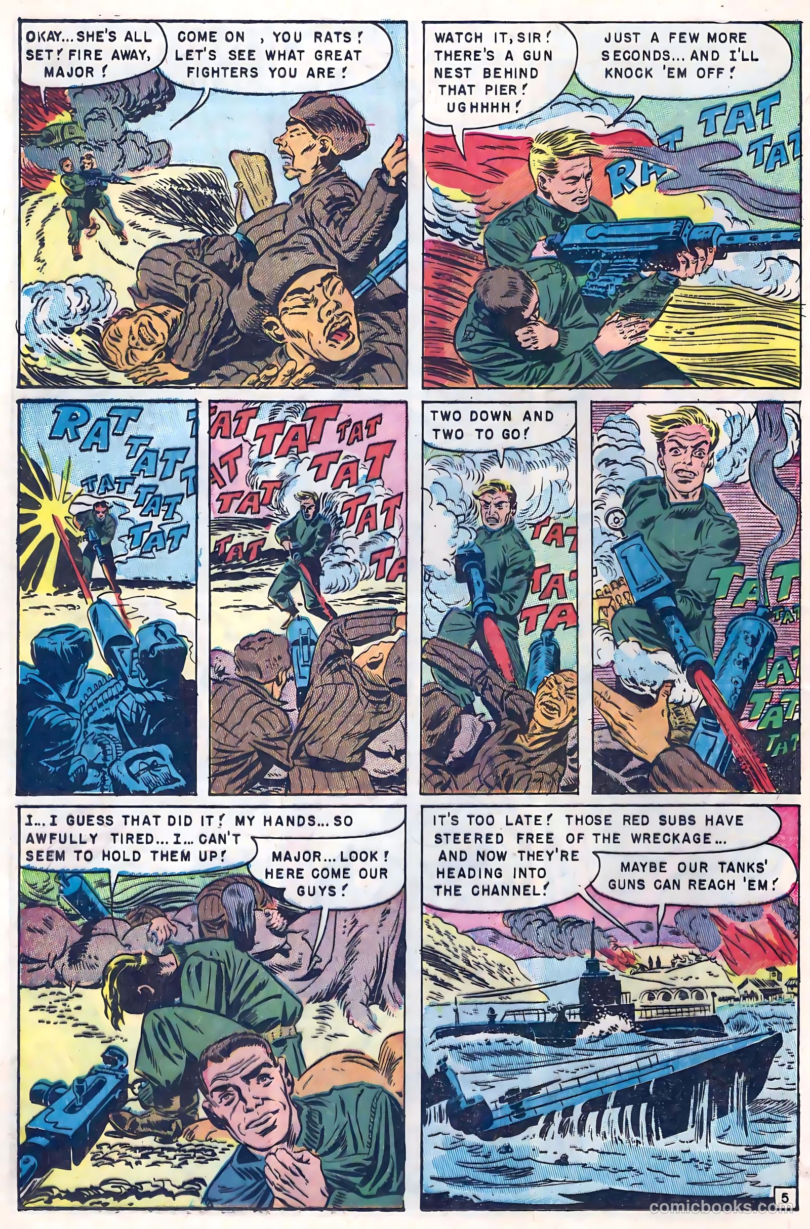 U.S. Tank Commandos #2 (1952) — page 24 of 36